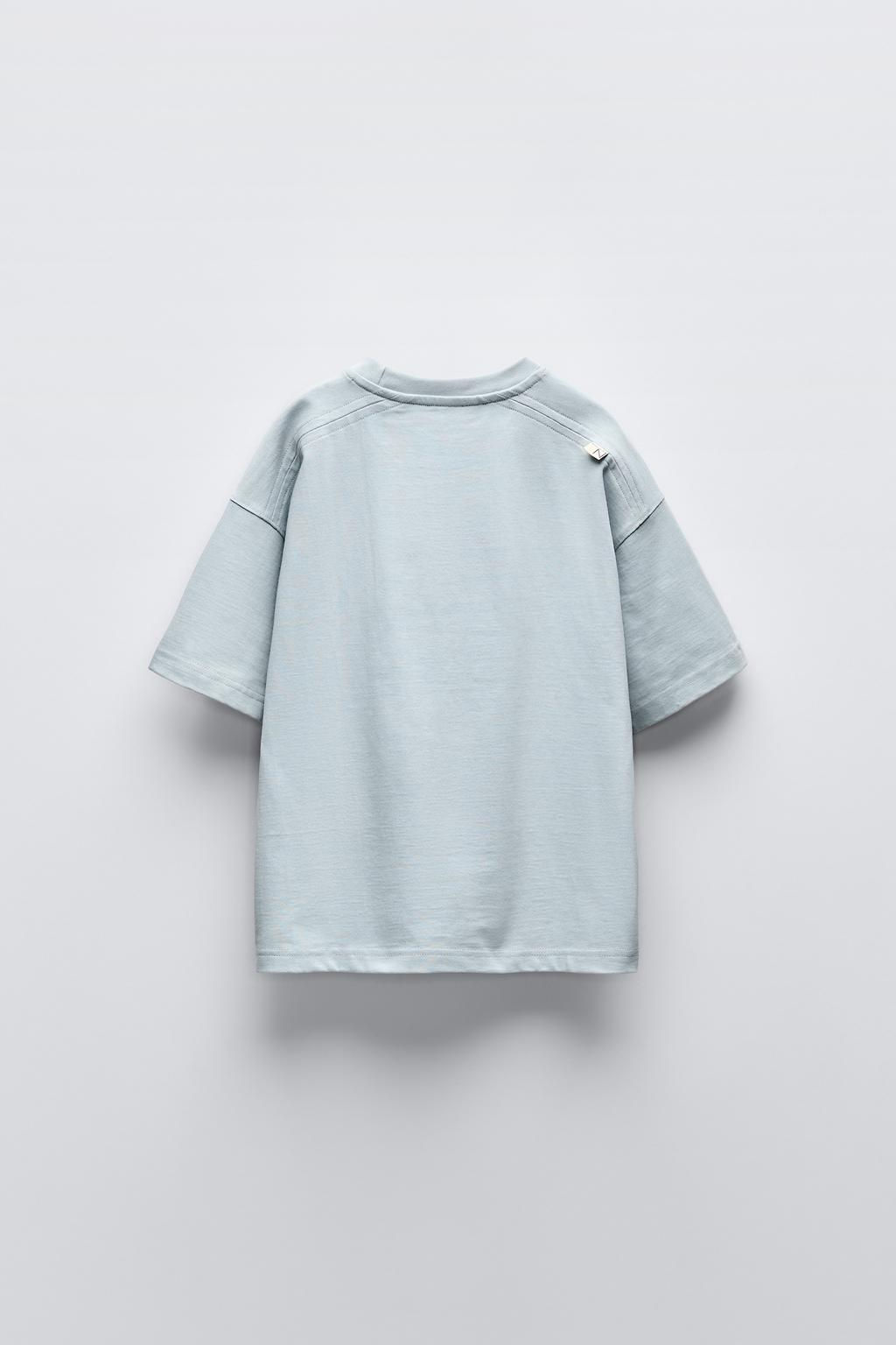 PLAIN HEAVY WEIGHT T-SHIRT - Zara фото 4