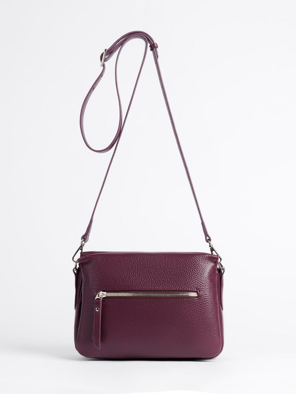 Женская кожаная сумка Richet 3280LN 603 Фиолетовый