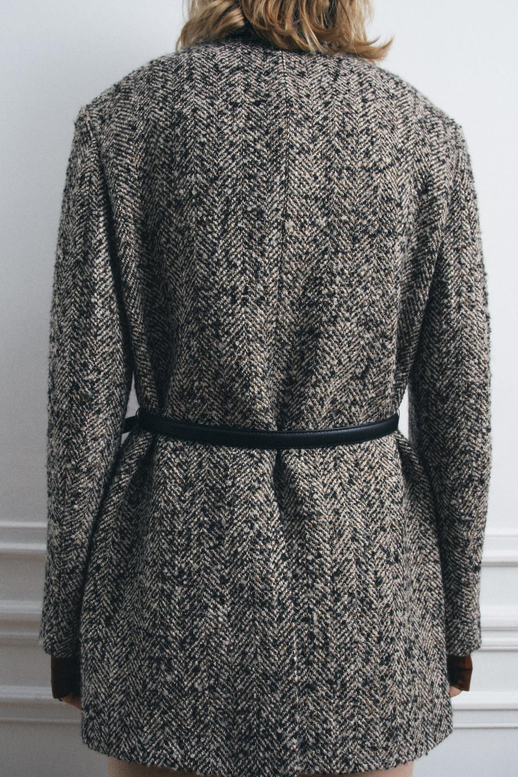 BELTED OVERSIZE BLAZER ZW COLLECTION - Zara фото 4