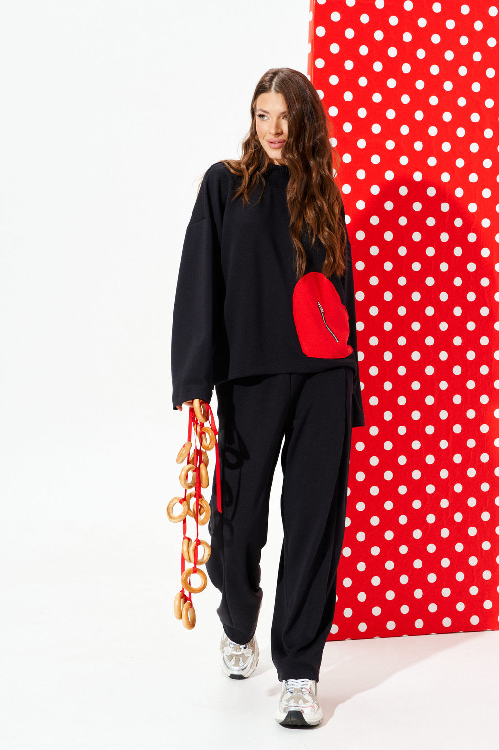 костюм женский 2-х предметный (джемпер + брюки) - Elletto фото 8