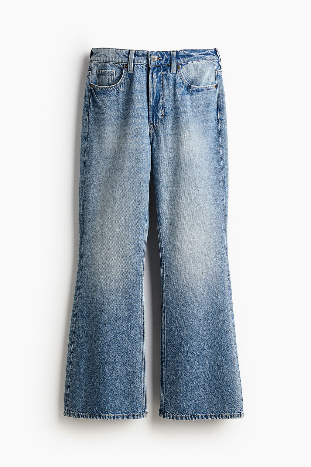 Baggy Bootcut Regular Jeans - H&m фото 11