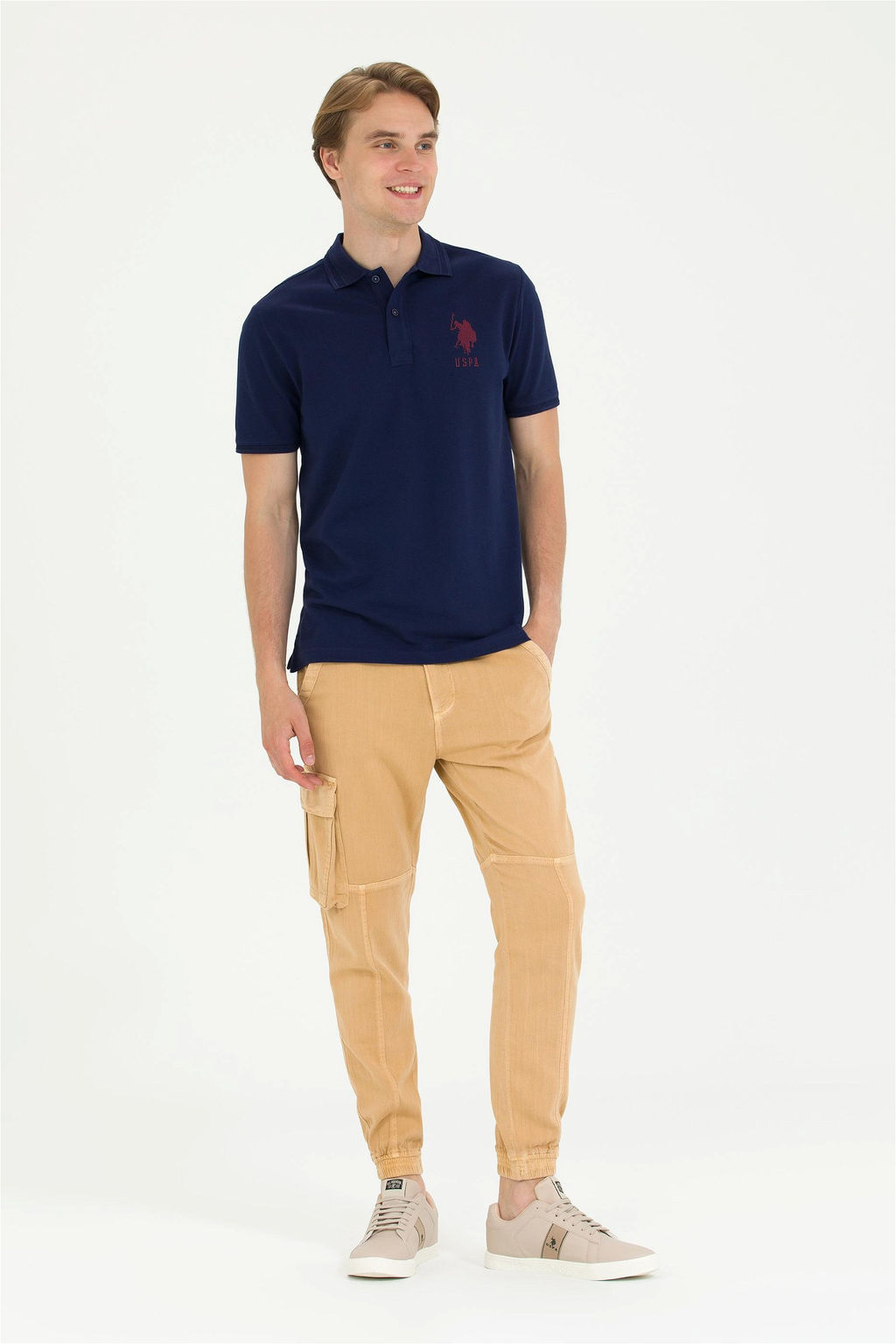 U. S. Polo Assn Мужские брюки из парусины светло-коричневого цвета - U.s. polo assn фото 10