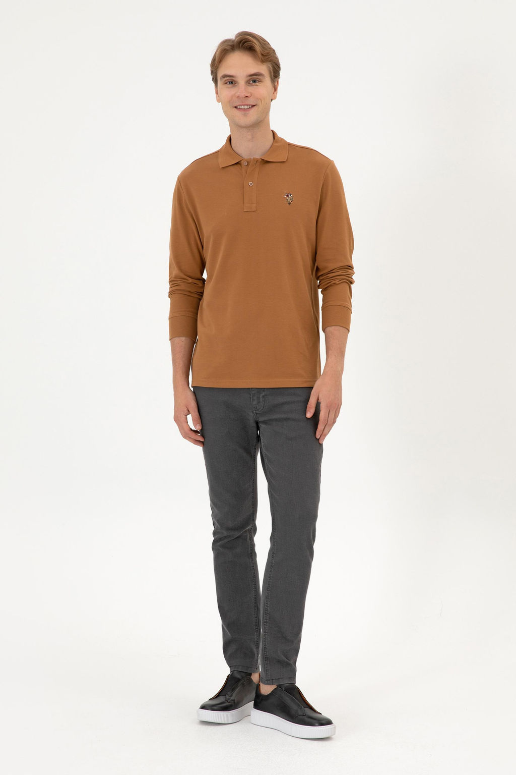 Erkek Kahverengi Basic Sweatshirt Sepette S_rpriz _ndirim - U.s. polo assn фото 4