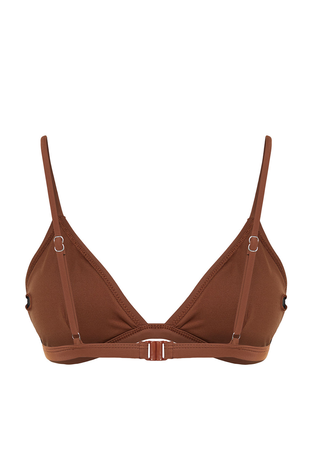 Kahverengi Ucgen Kapl? Bikini Ustu TBESS20BU0268