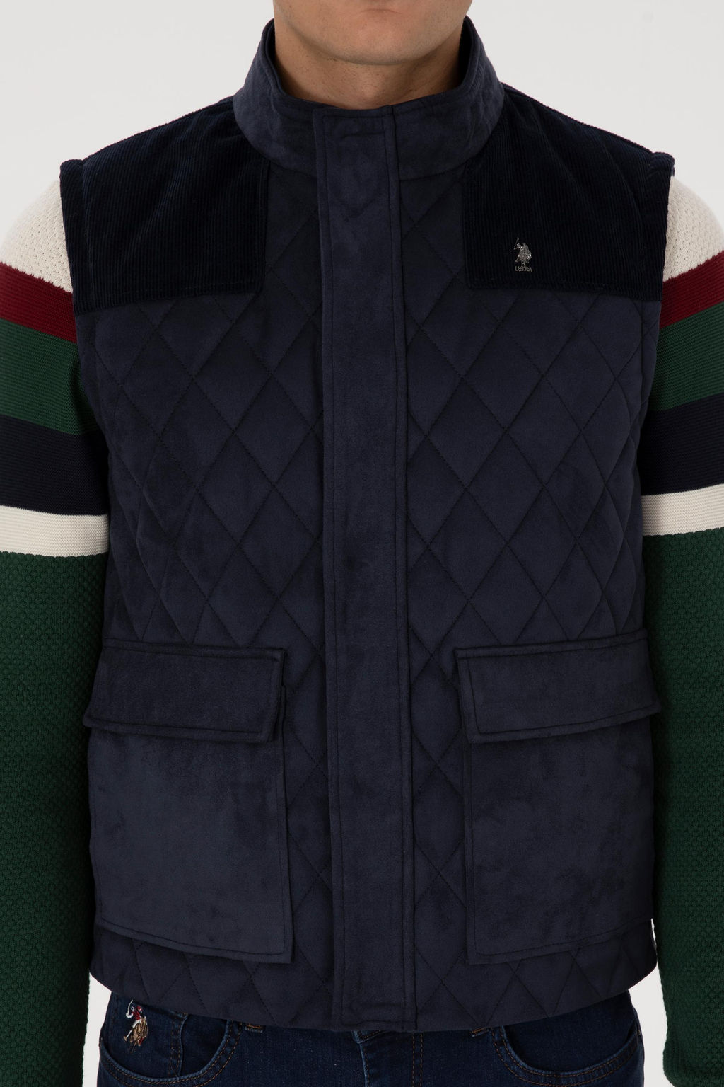 Erkek Lacivert Deri Ceket - U.s. polo assn фото 6