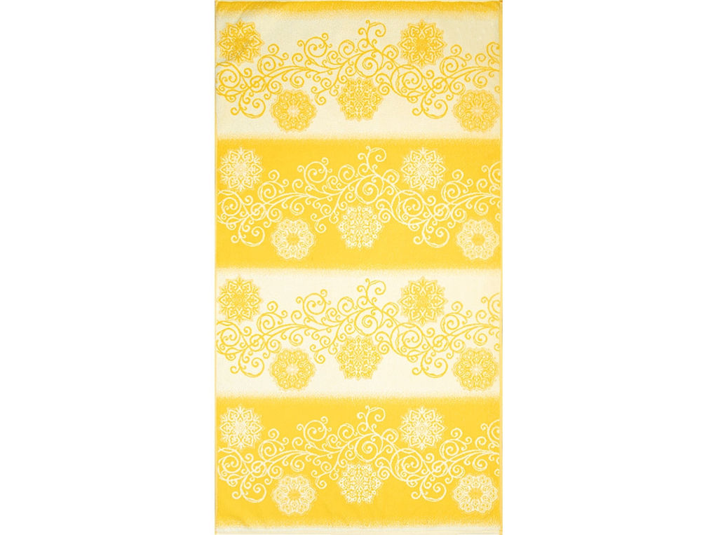 Полотенце махровое 6с102.413ж1 Анастасия(т.желтый3) 81х160см