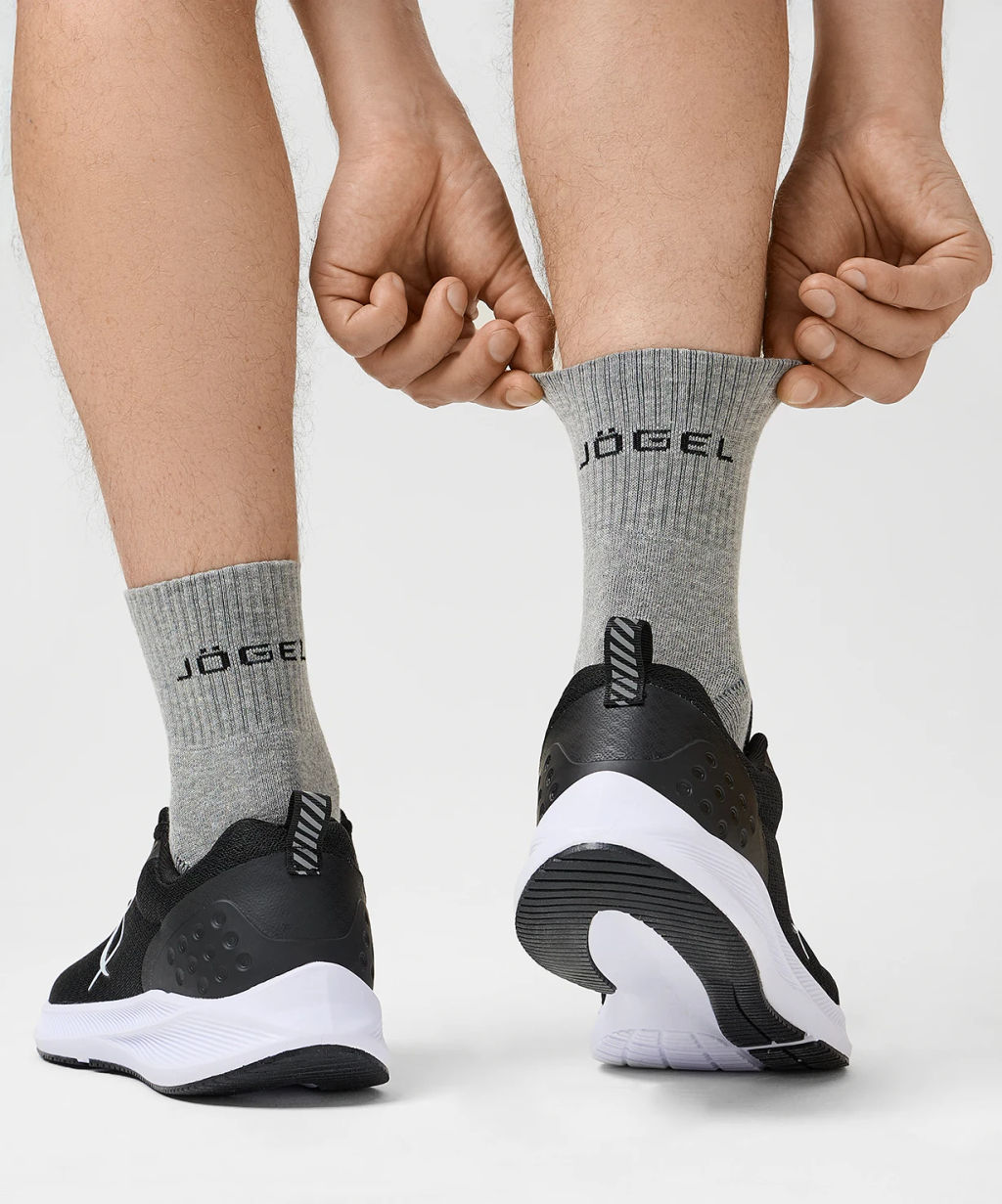 Носки средние JOGEL ESSENTIAL Mid Cushioned Socks, меланжевый  фото 11
