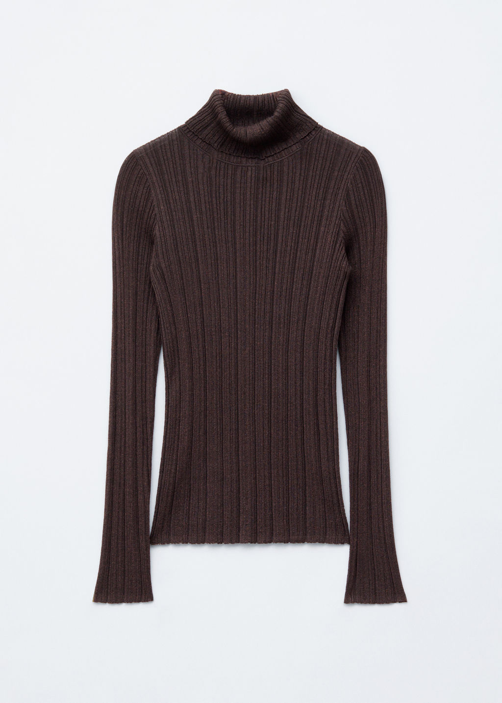 Top de l?rex de cuello alto en punto de canal?