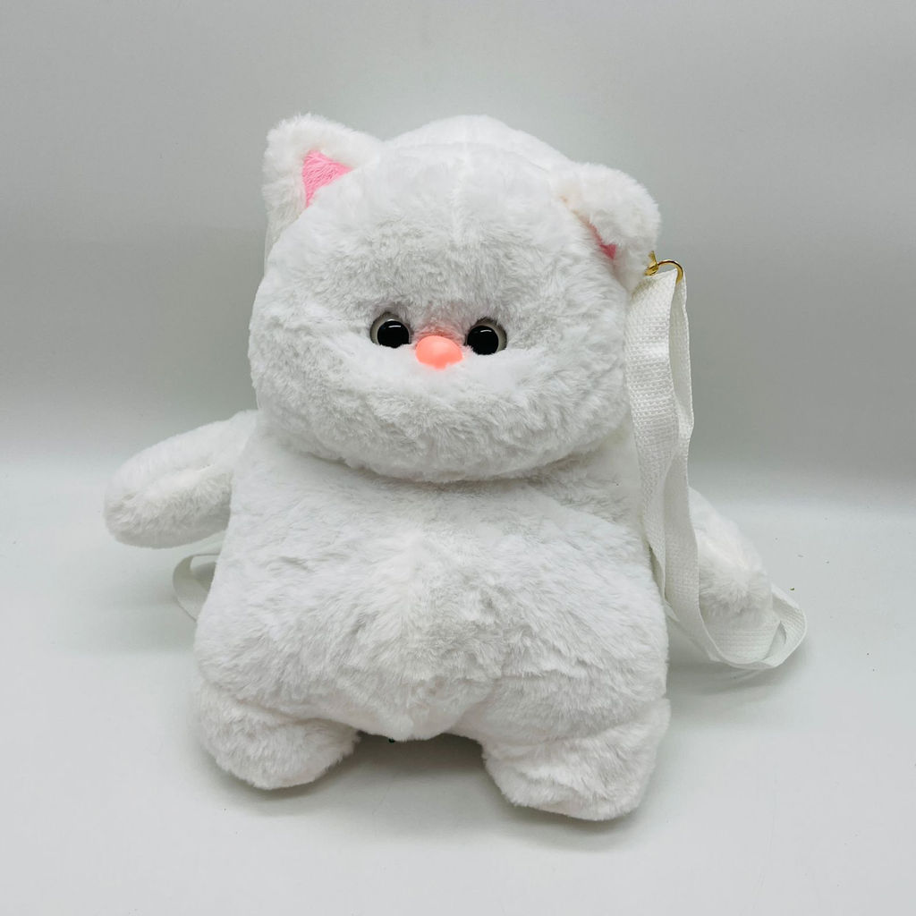 Мягкая игрушка Рюкзак - Котик Пухляш 30 см - Storyland фото 2