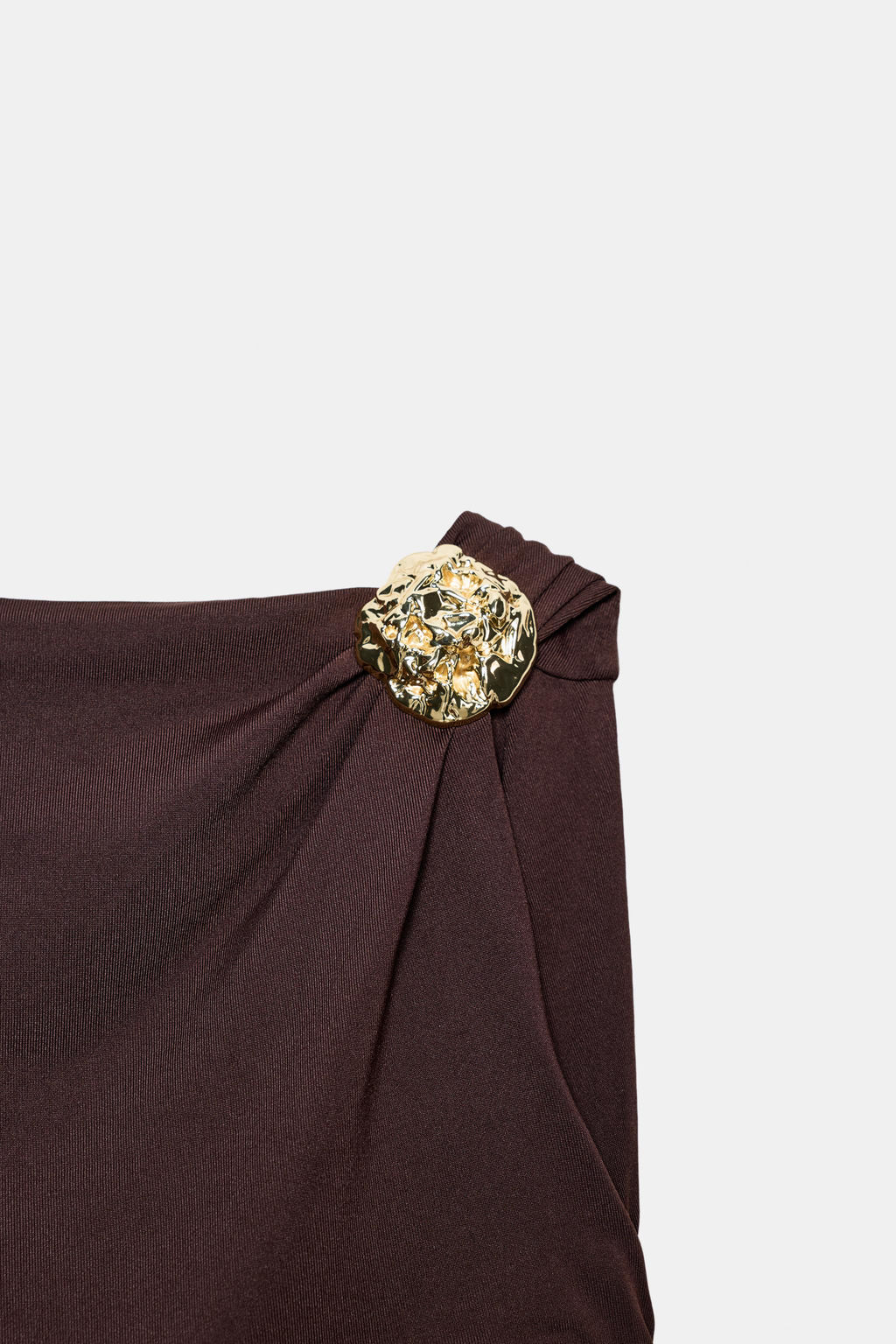 POLYAMIDE BODYSUIT WITH METALLIC DETAIL - Zara фото 5