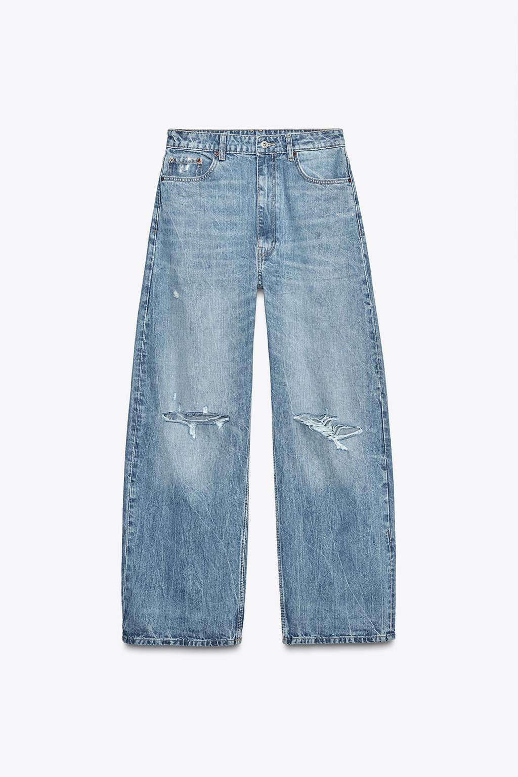 MID-RISE BAGGY TRF JEANS - Zara фото 6