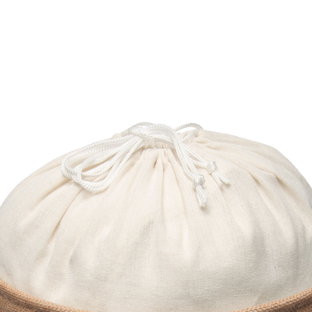 Корзина бельевая с ручками Кантри, Д350 Ш350 В420, бежевый - Handy home фото 3