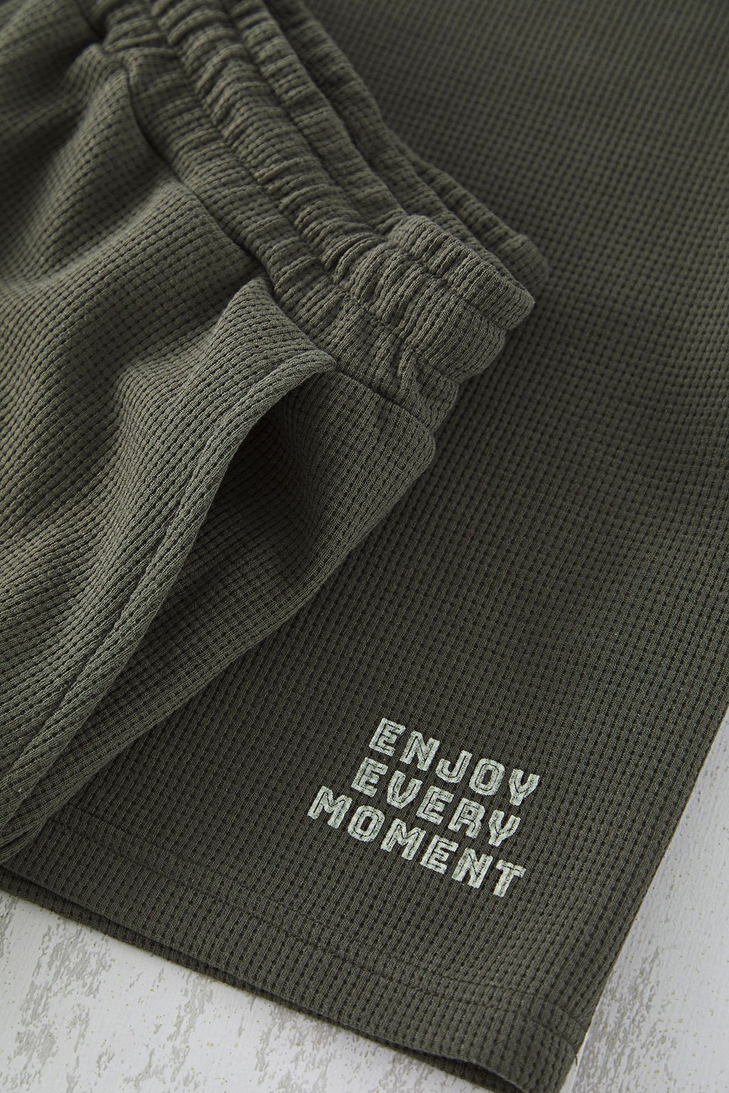 TRENDYOL MAN Mavi Regular Fit Waffle Sortlu Pijama Tak?m? TMNSS23PT00032 - Trendyolmilla фото 66