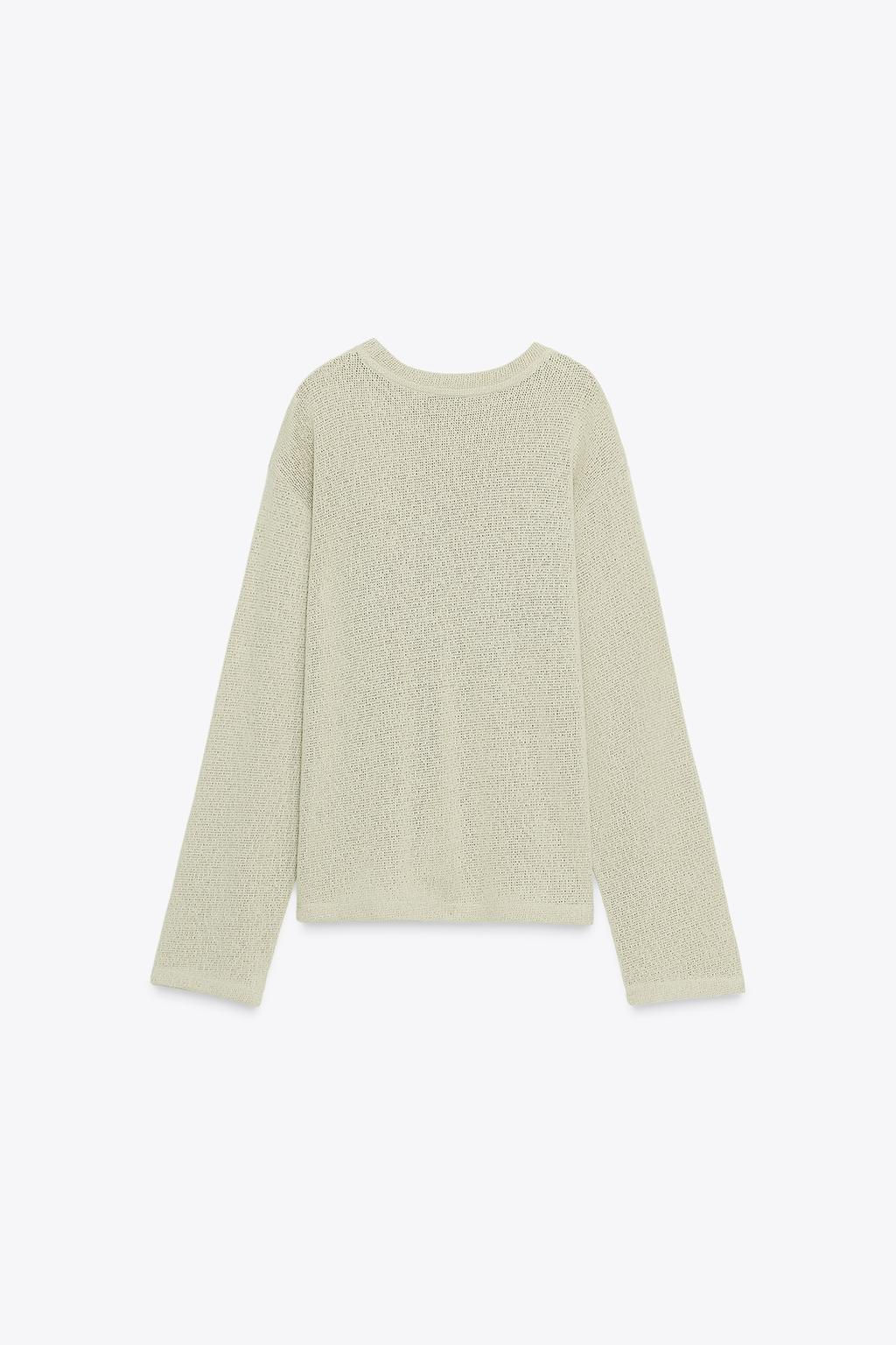 CUT-OUT KNIT TOP - Zara фото 8