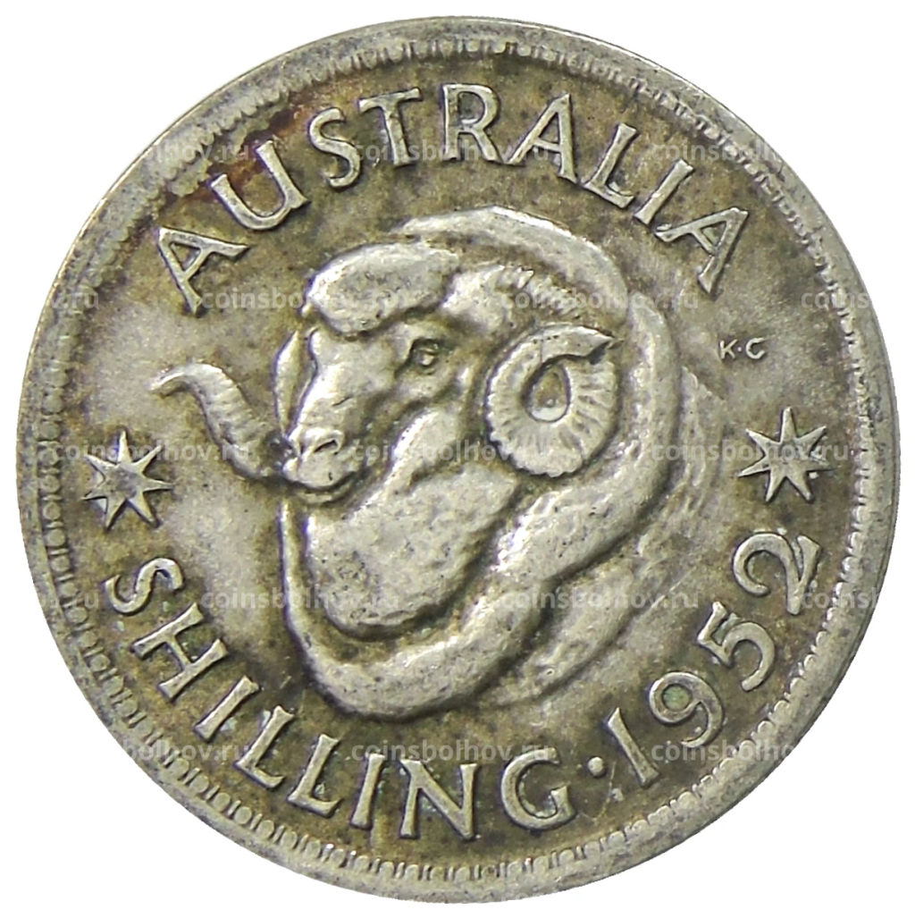 1 шиллинг 1952 года Австралия