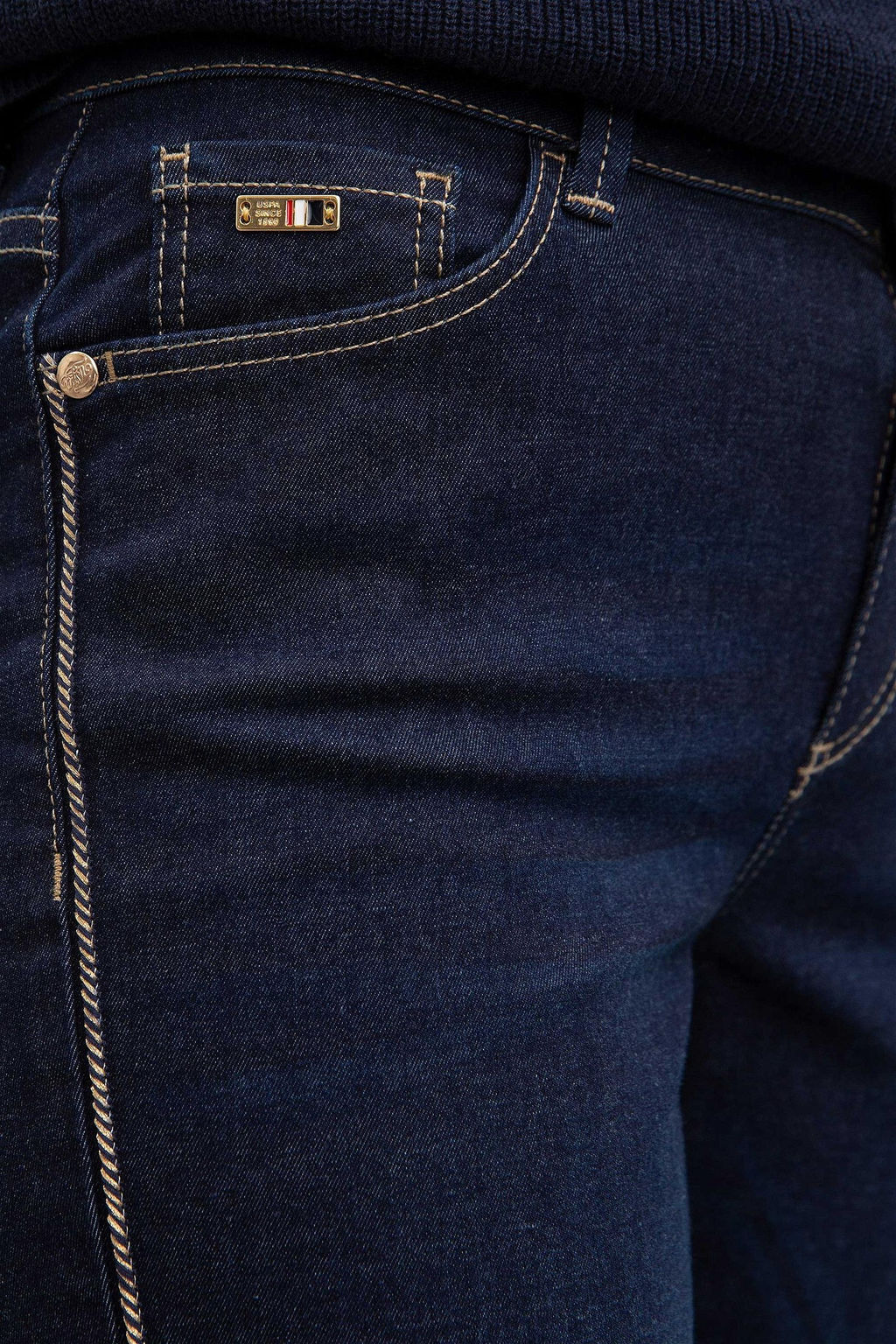 Женские темно-синие джинсовые брюки - U.s. polo assn фото 4