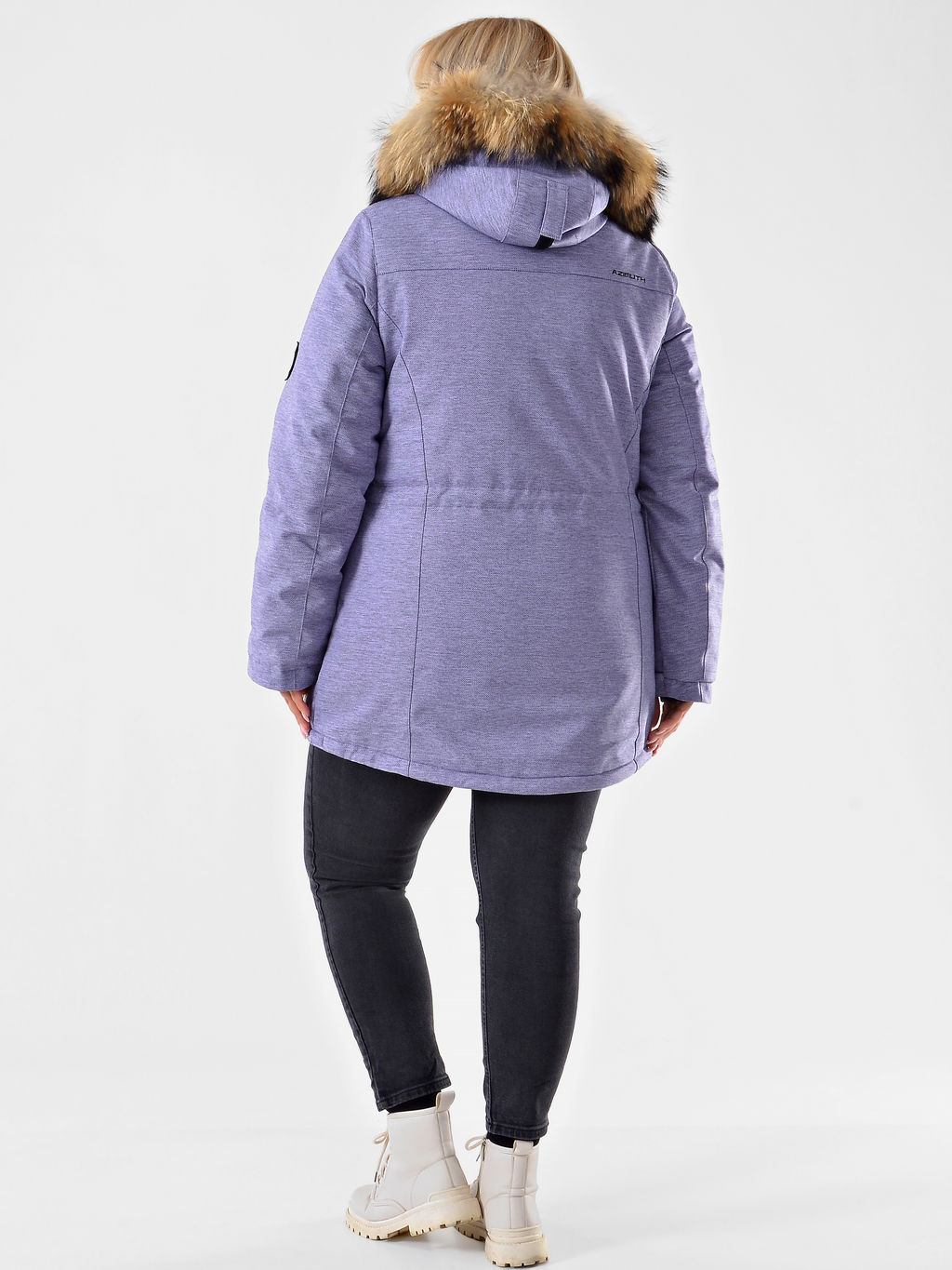 Женская городская парка / куртка Azimuth В 221/21864-1_79 Лавандовый (БР)  фото 8