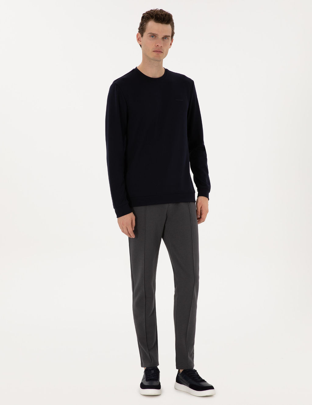 Lacivert Regular Fit Sweatshirt - Pierre cardin фото 4
