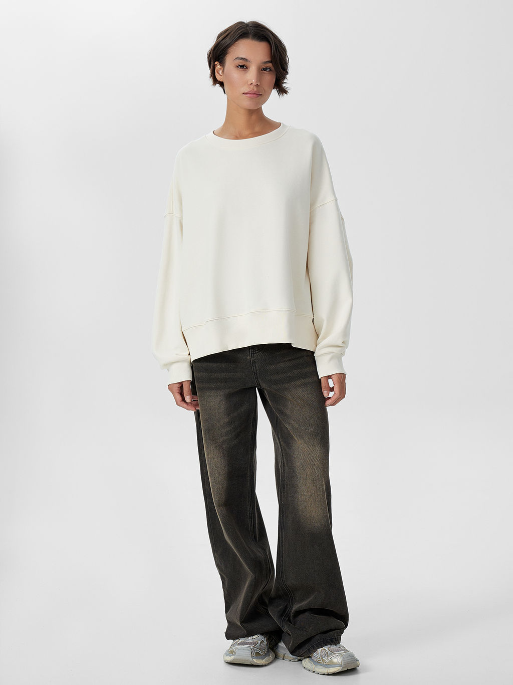 Свитшот женский молочный - Mark formelle фото 3