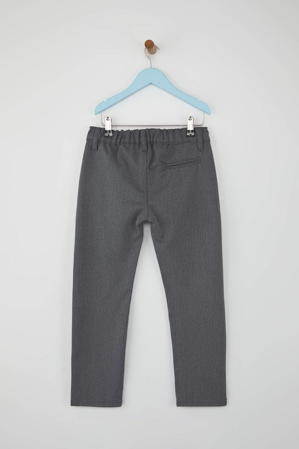 Lacivert Duz/Basic Regular Dokuma Erkek Cocuk Okul Pantolonu TKDAW26PL00000 - Trendyolmilla фото 6