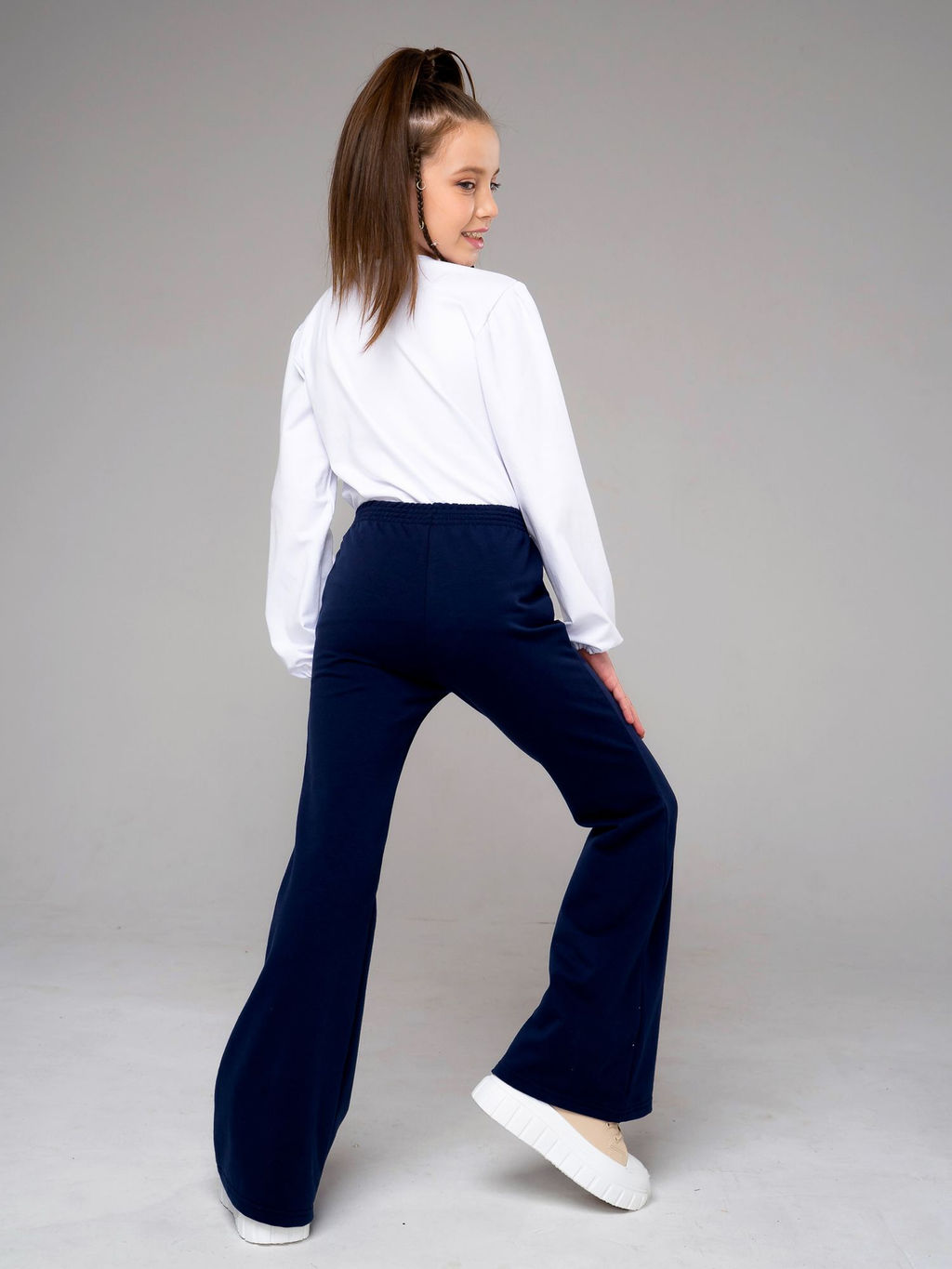 Брюки с начёсом