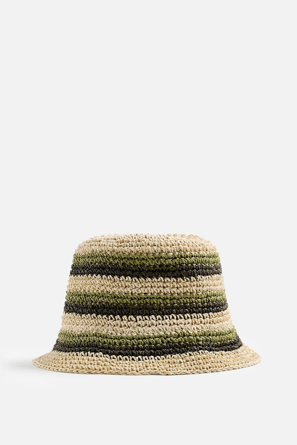 STRIPED CROCHET HAT - Zara фото 5