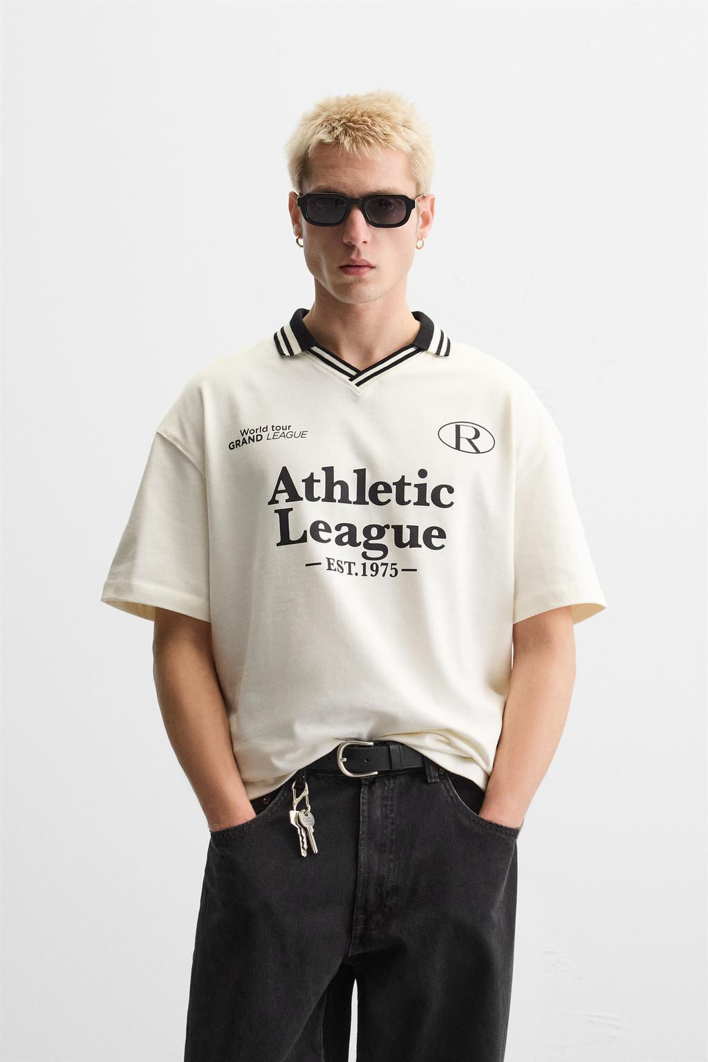RETRO RUGBY TEXTURED POLO SHIRT - Zara фото 2