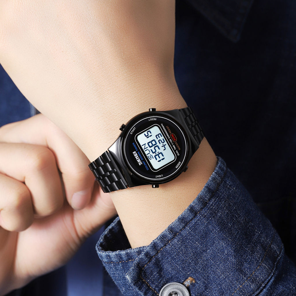 Часы наручные Skmei мужские электронные 1882black-white