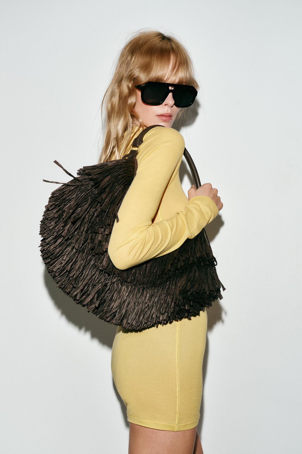 FRINGED TOTE BAG - Zara фото 7