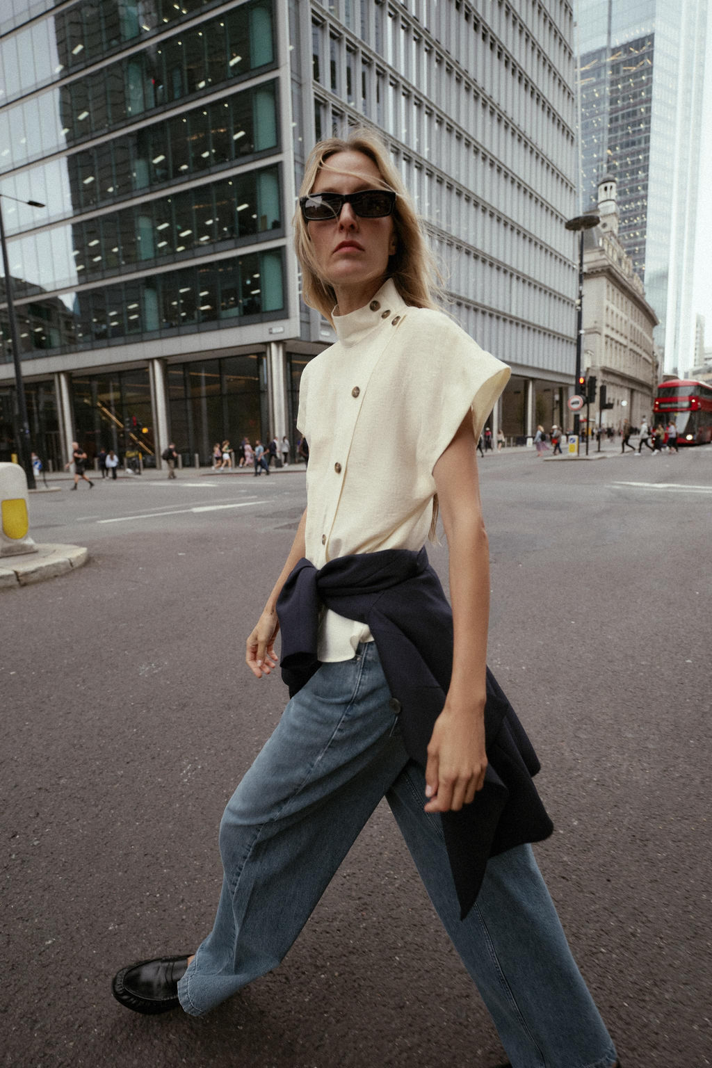 CONTRAST BUTTON SHIRT - Zara фото 6