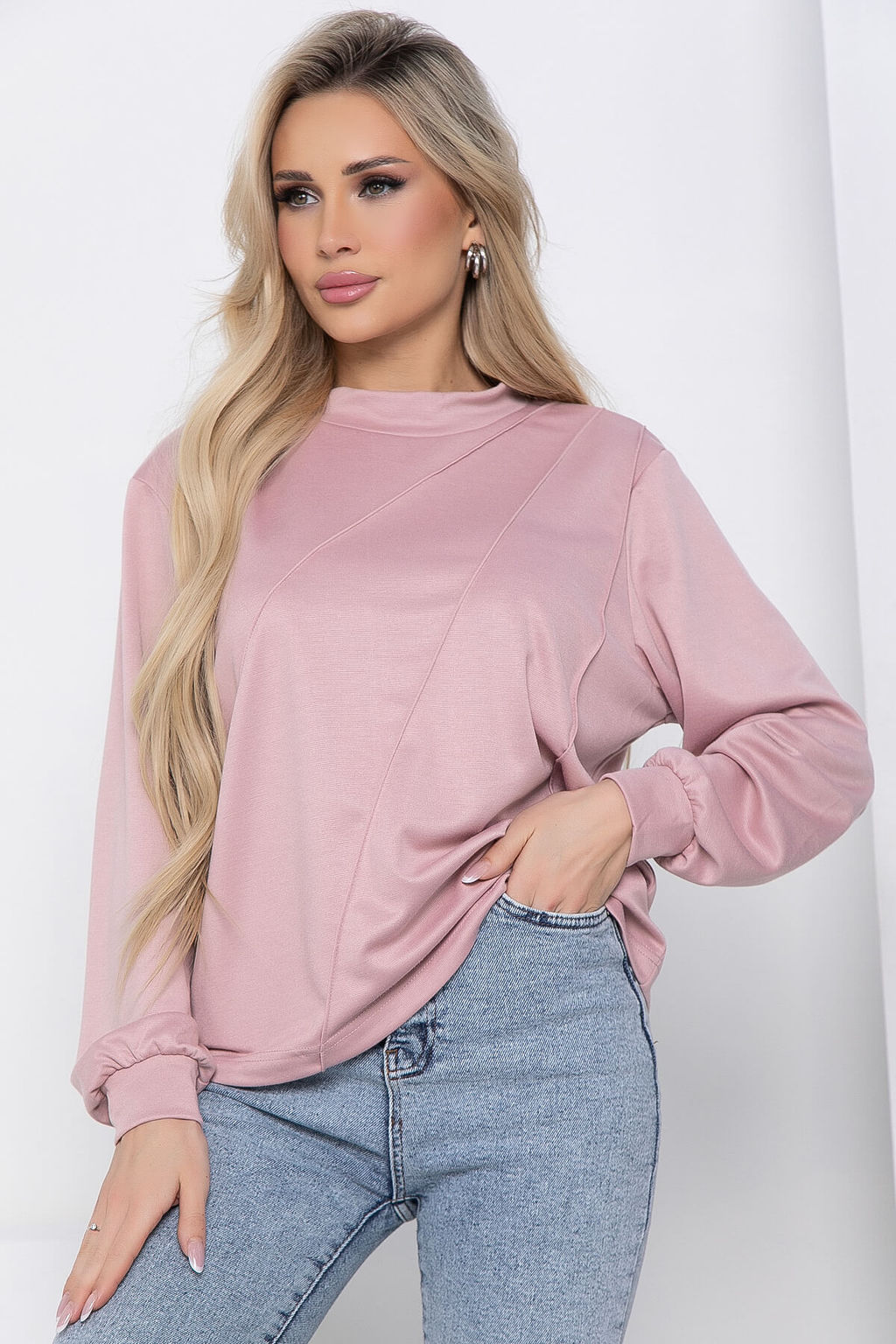 Джемпер Викки (пыльная роза) Б8578 - Lt collection фото 8