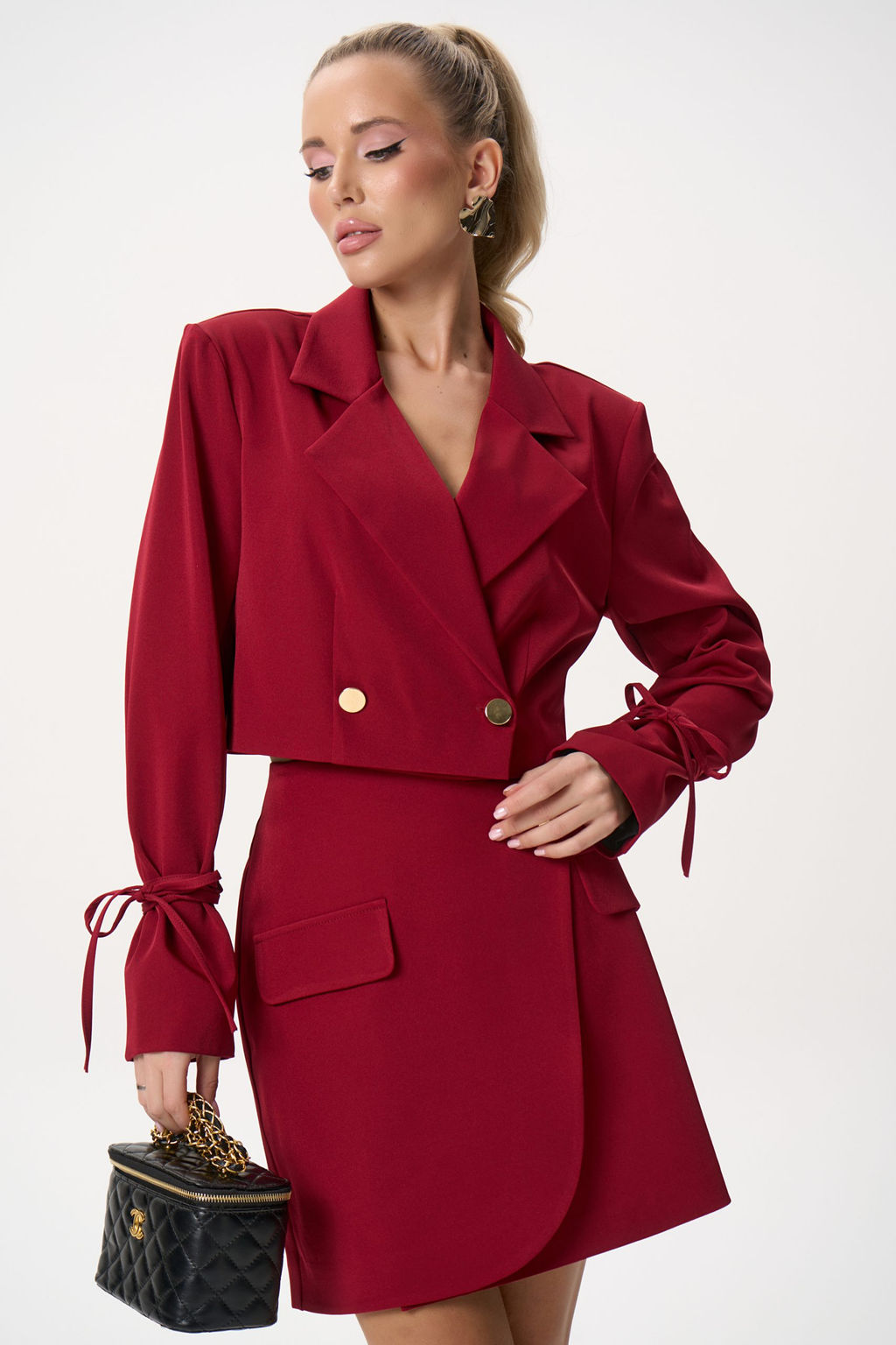 Пиджак Бонни (бордовый) - Эльза фото 10