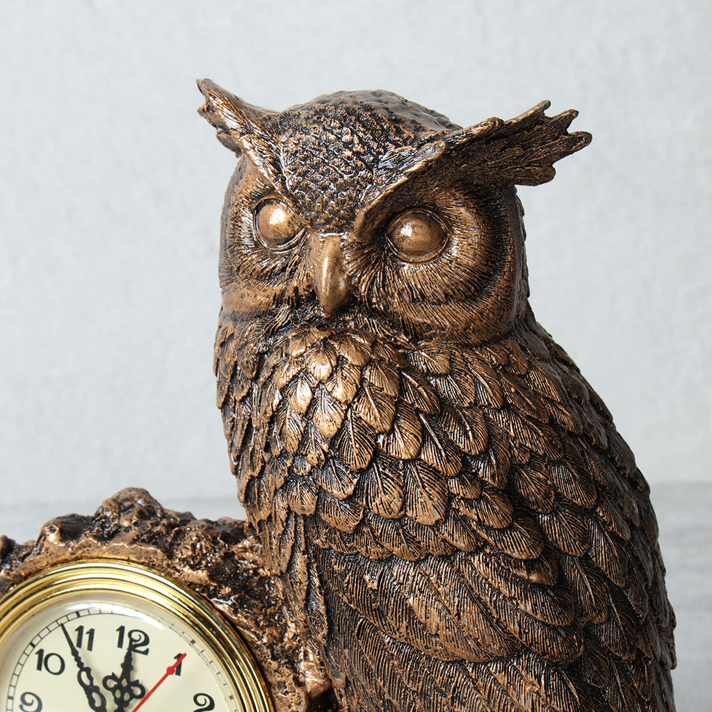 Часы статуэтка Сова 26 см / 3690A /уп 20/ - ГалеонТрейд фото 7