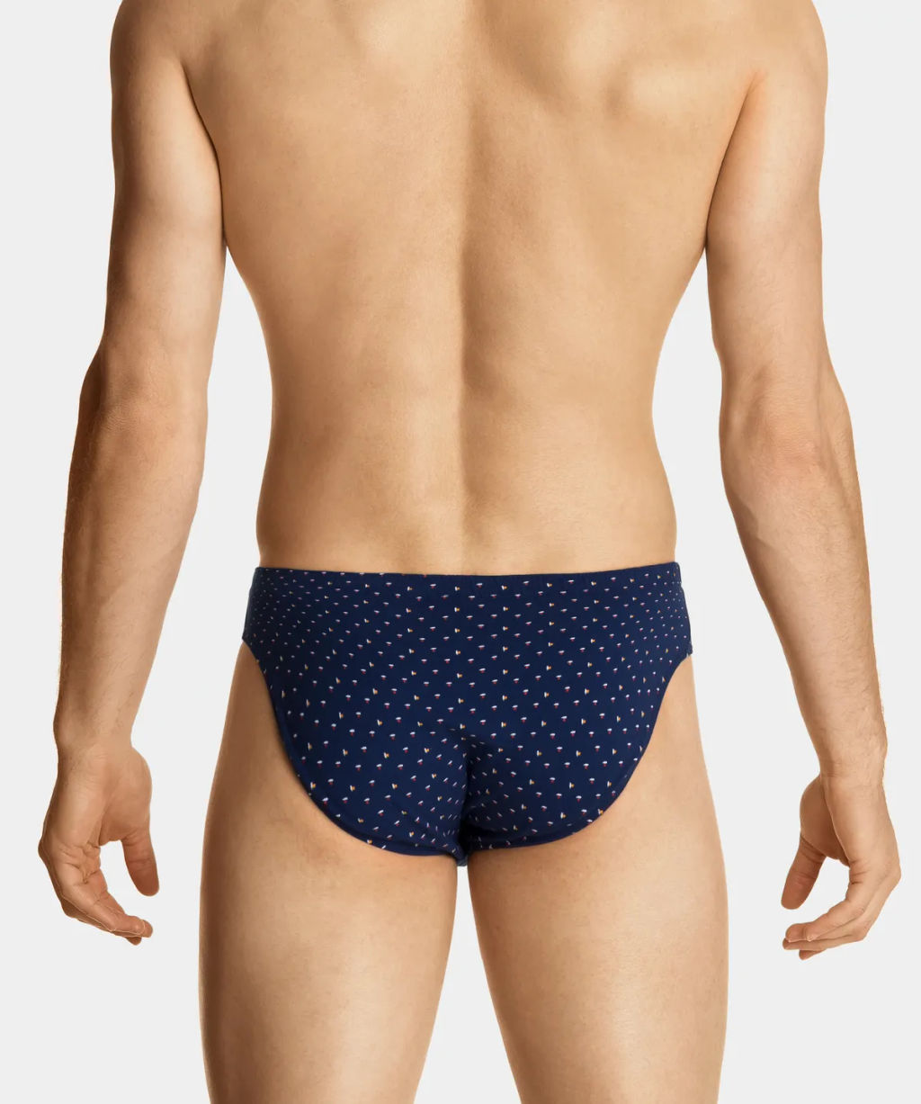 3MP-100 Трусы классика Small moons - набор 3 шт. темно-синий + красный + темно-голубой - Atlantic фото 30