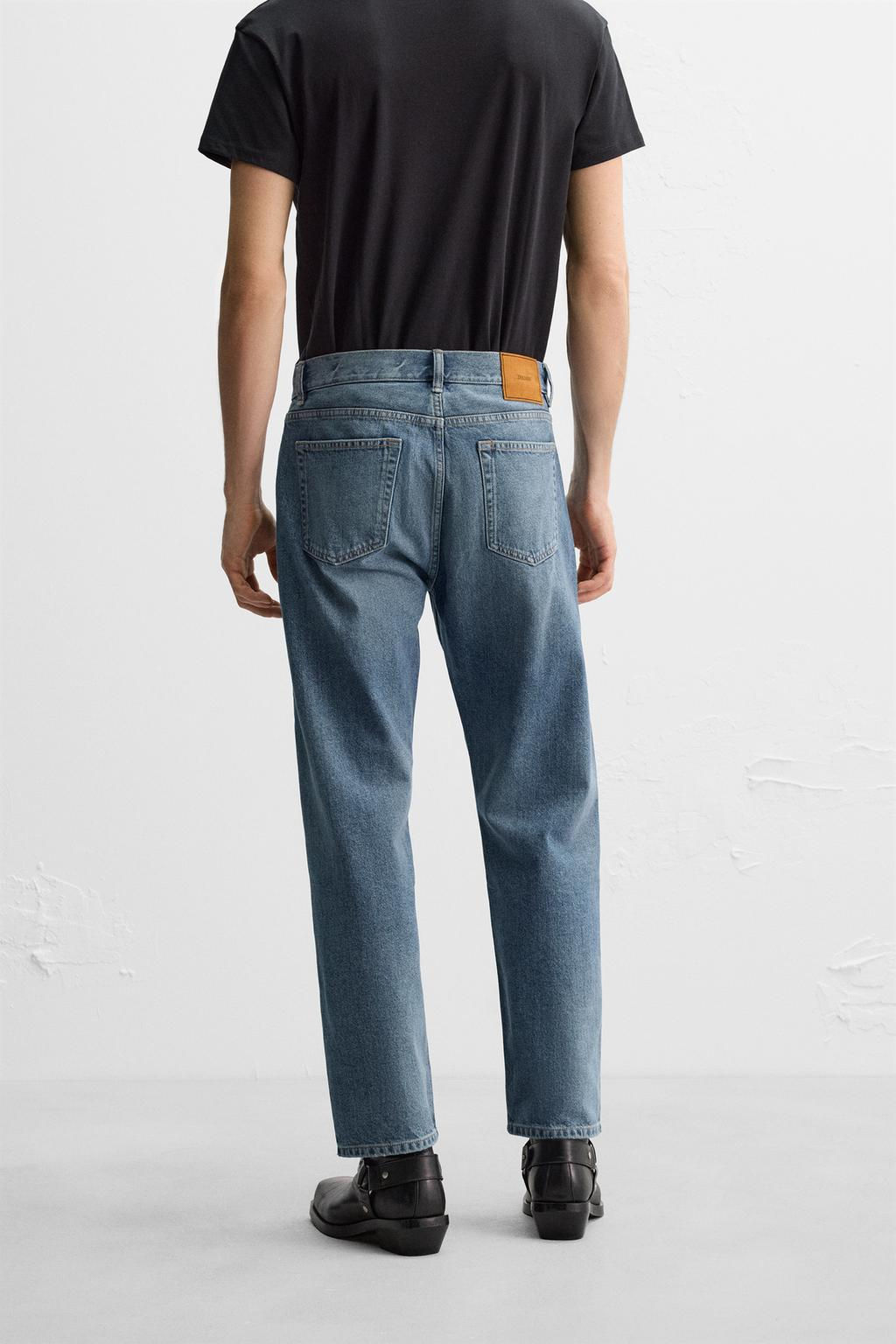 STRAIGHT-FIT REGULAR JEANS - Zara фото 8