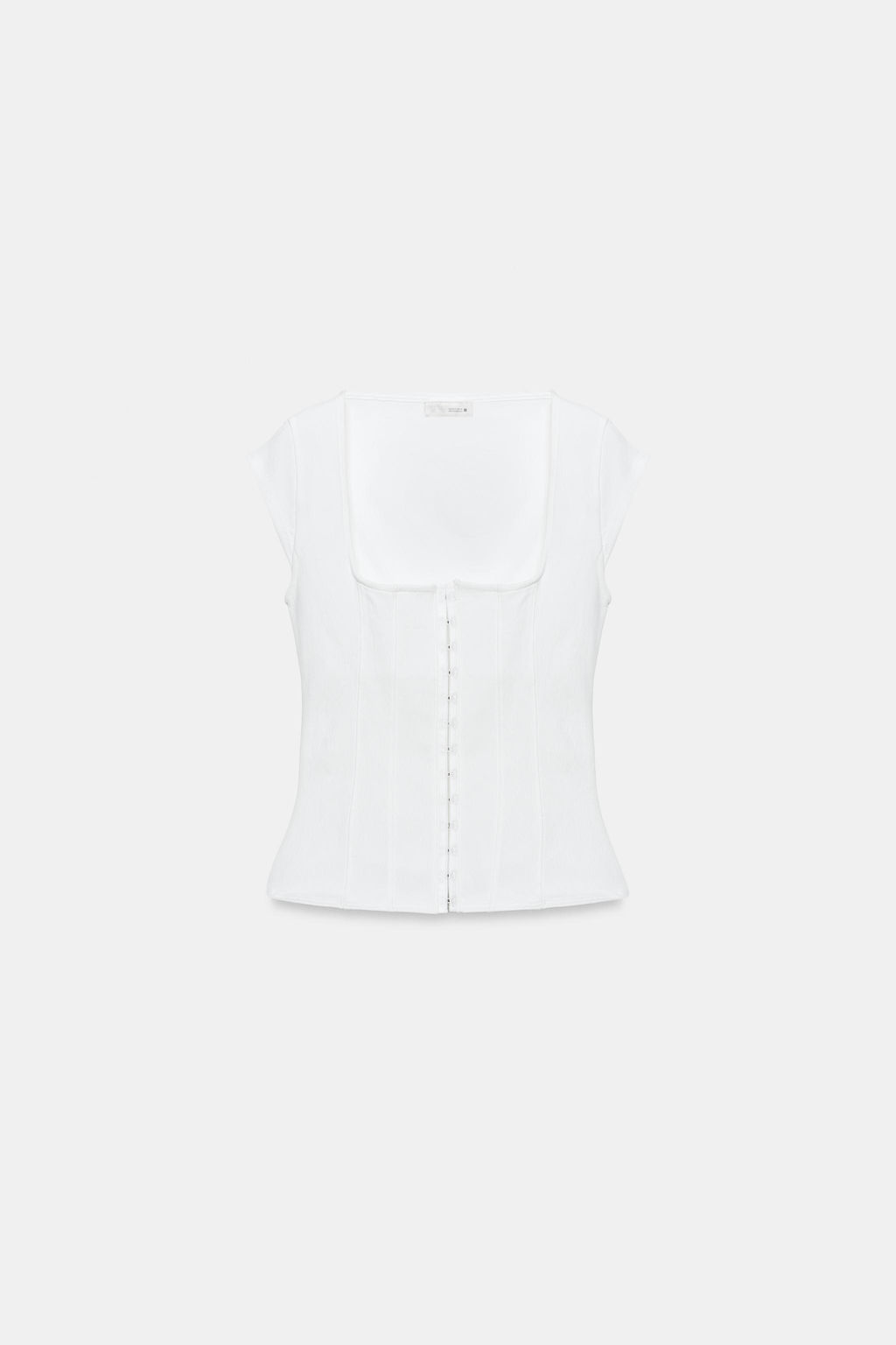 TOP CORSETERO STRETCH / Blanco