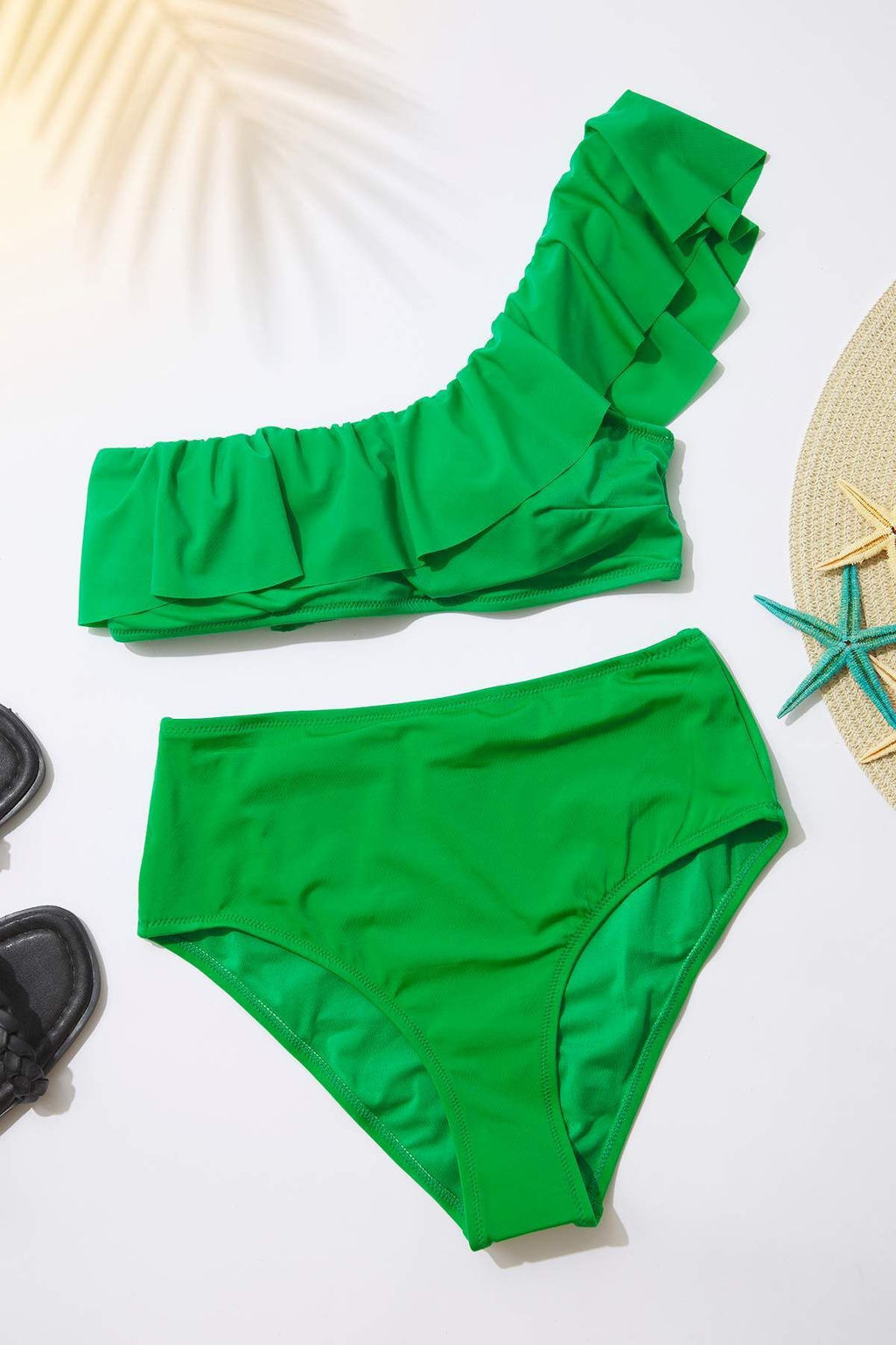 TRENDYOLMILLA Siyah Tek Omuz F?rf?rl? Bikini Ustu TBESS21BU0039 фото 29