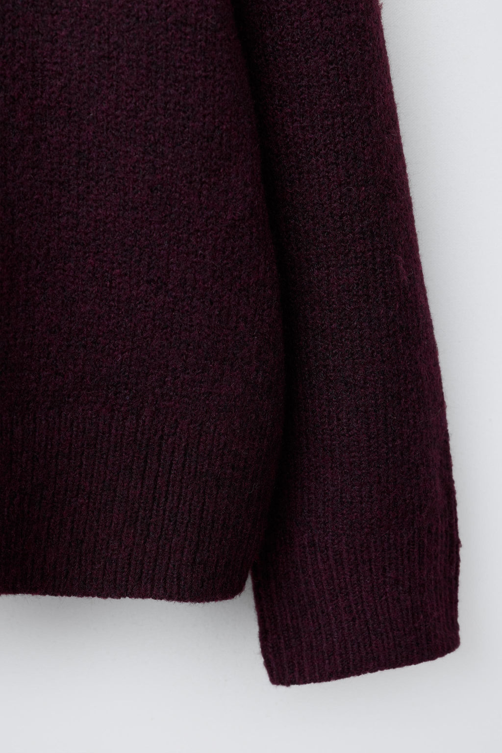 PLAIN KNIT TURTLENECK SWEATER - Zara фото 4