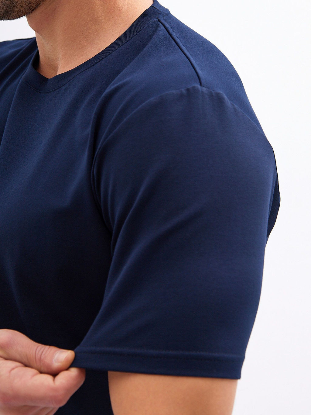 Футболка мужская короткий рукав GREG G145-KO-SA-S5106-N (т.синий) фото 3