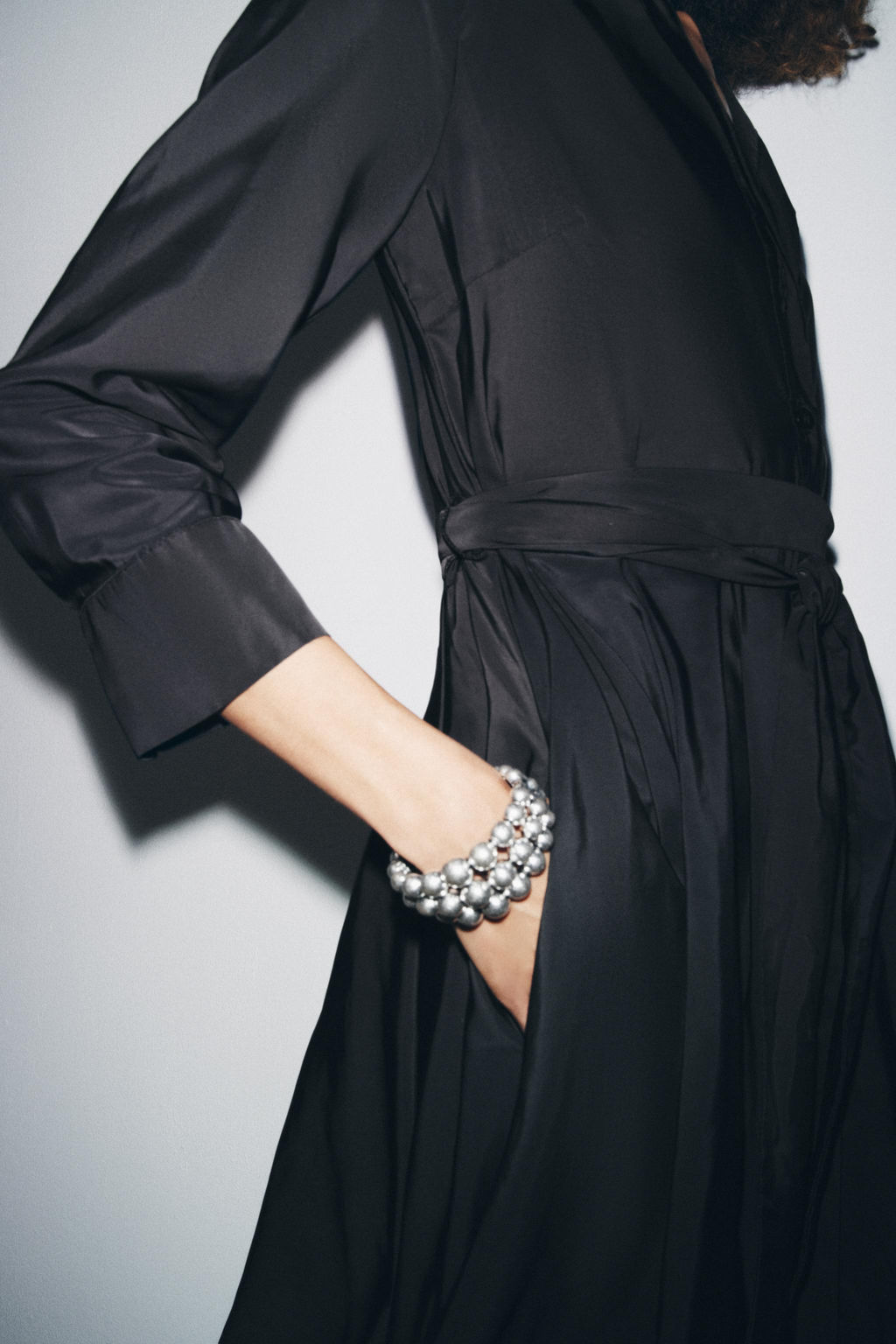 ZW COLLECTION MIDI SHIRT DRESS - Zara фото 6