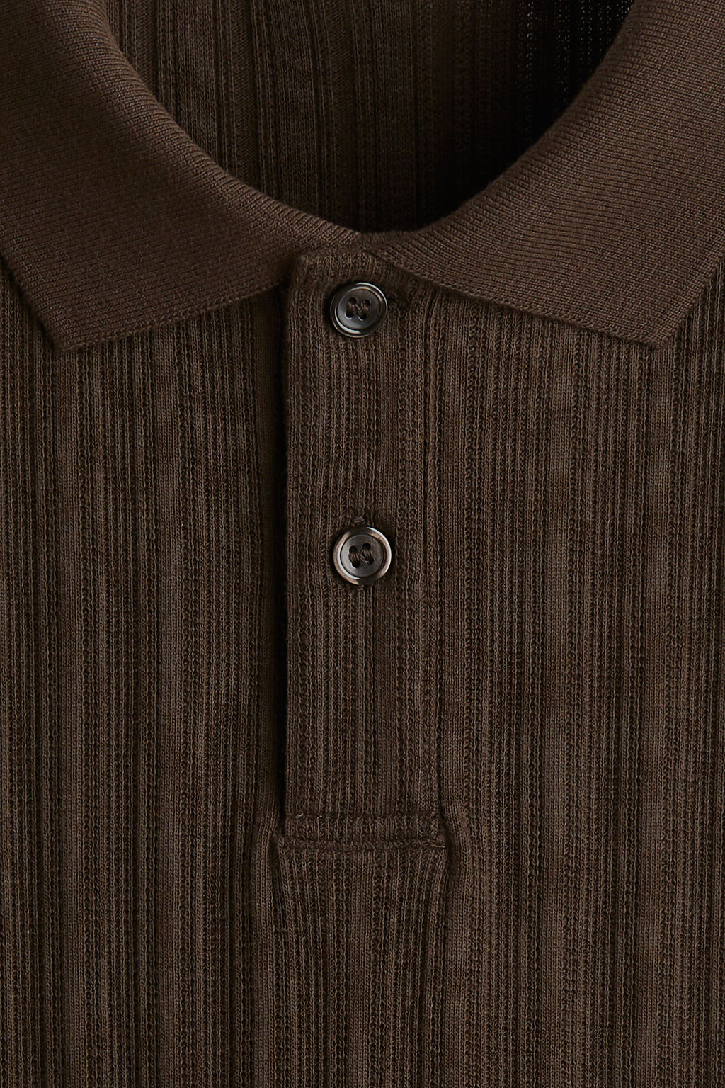Polo en punto con textura Slim Fit - H&m фото 9