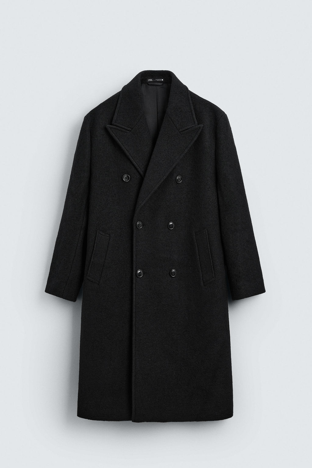 WOOL COAT BOUCL_ TEXTURE - Zara фото 7