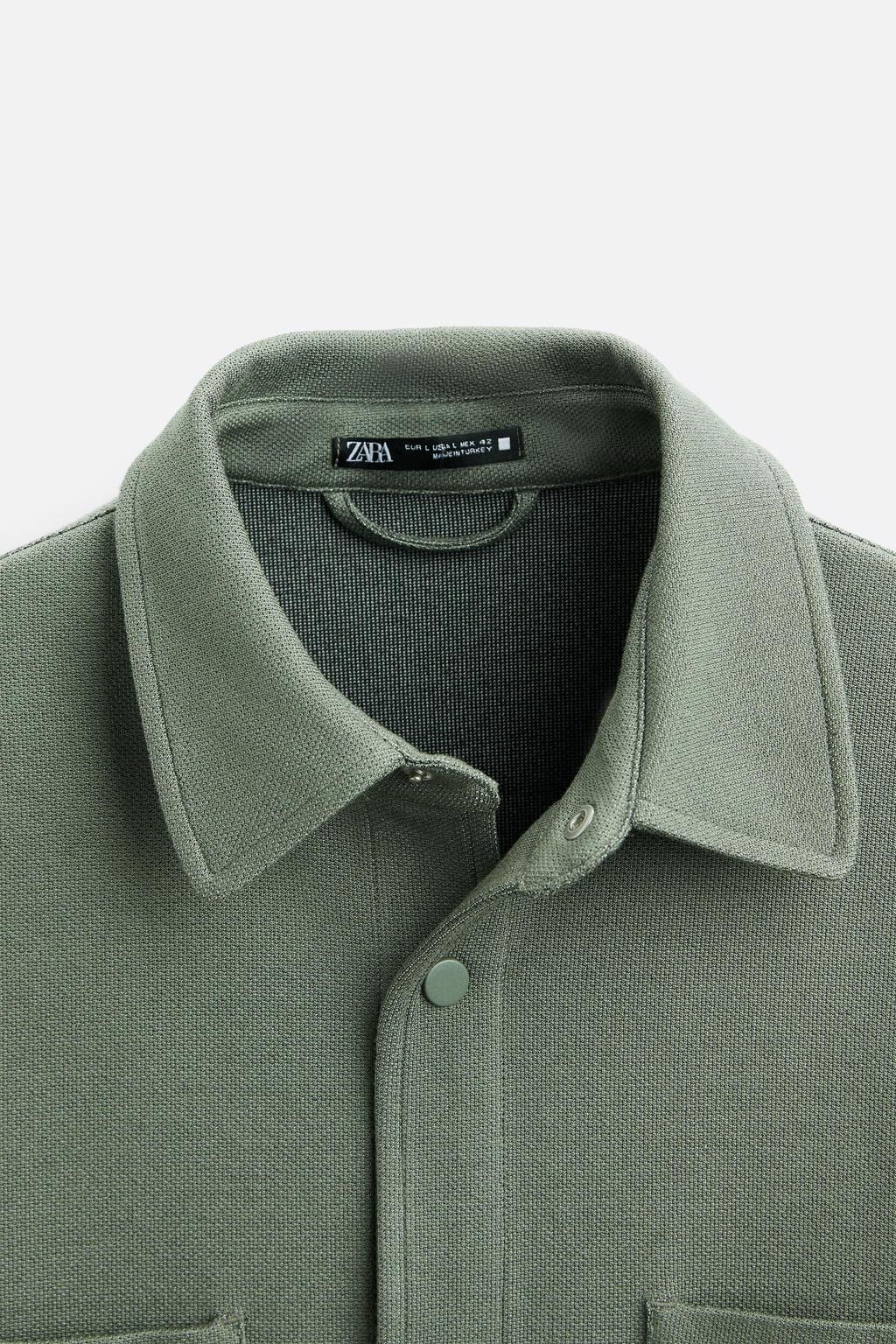 TEXTURED COMFORT OVERSHIRT - Zara фото 35