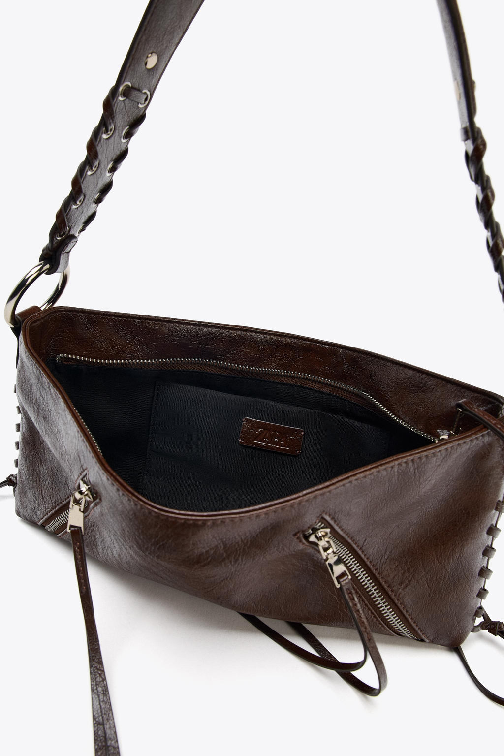 ZIPPED SHOULDER BAG - Zara фото 6
