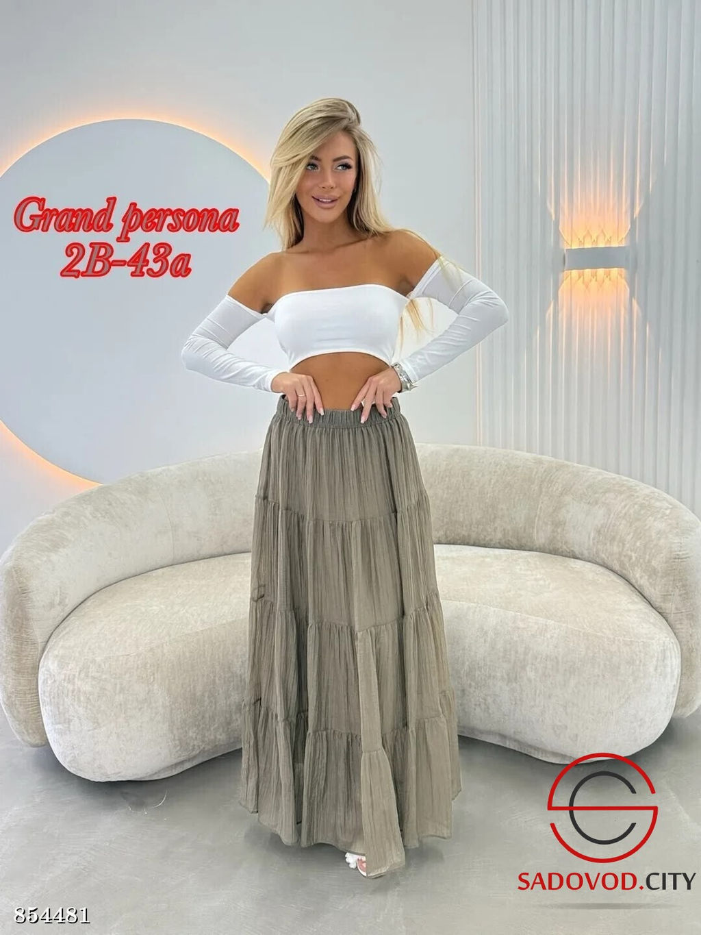 Юбка женская на резинке - Bruno фото 4