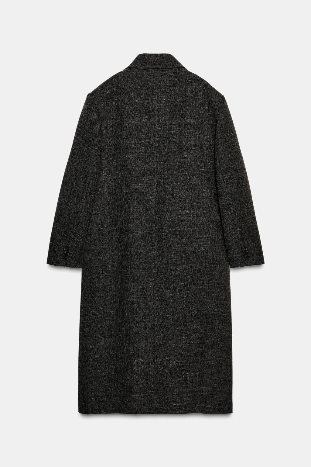 WOOL BLEND COAT WITH VENTS ZW COLLECTION - Zara фото 3