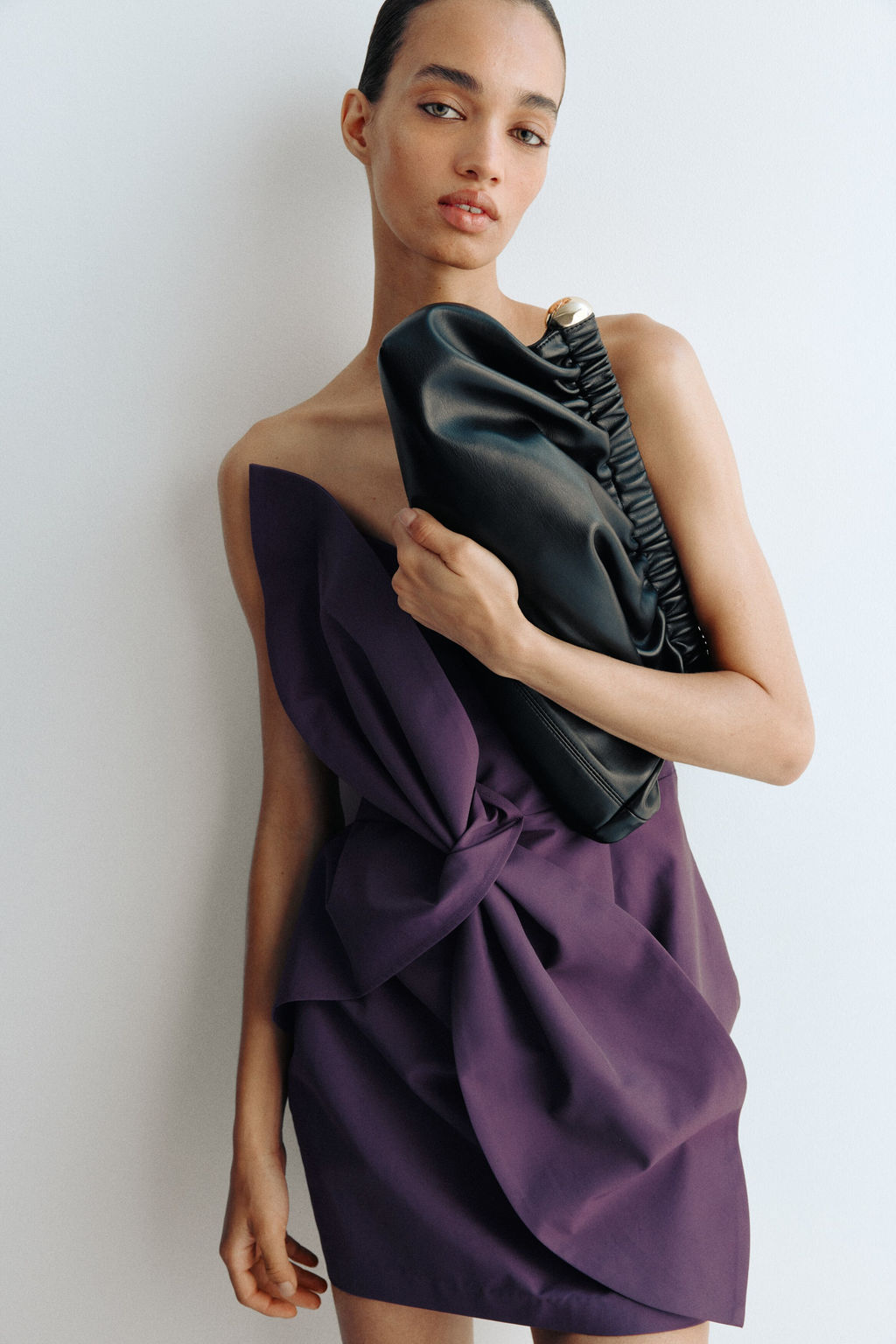 Vestido bandeau con lazada decorativa - H&m фото 3