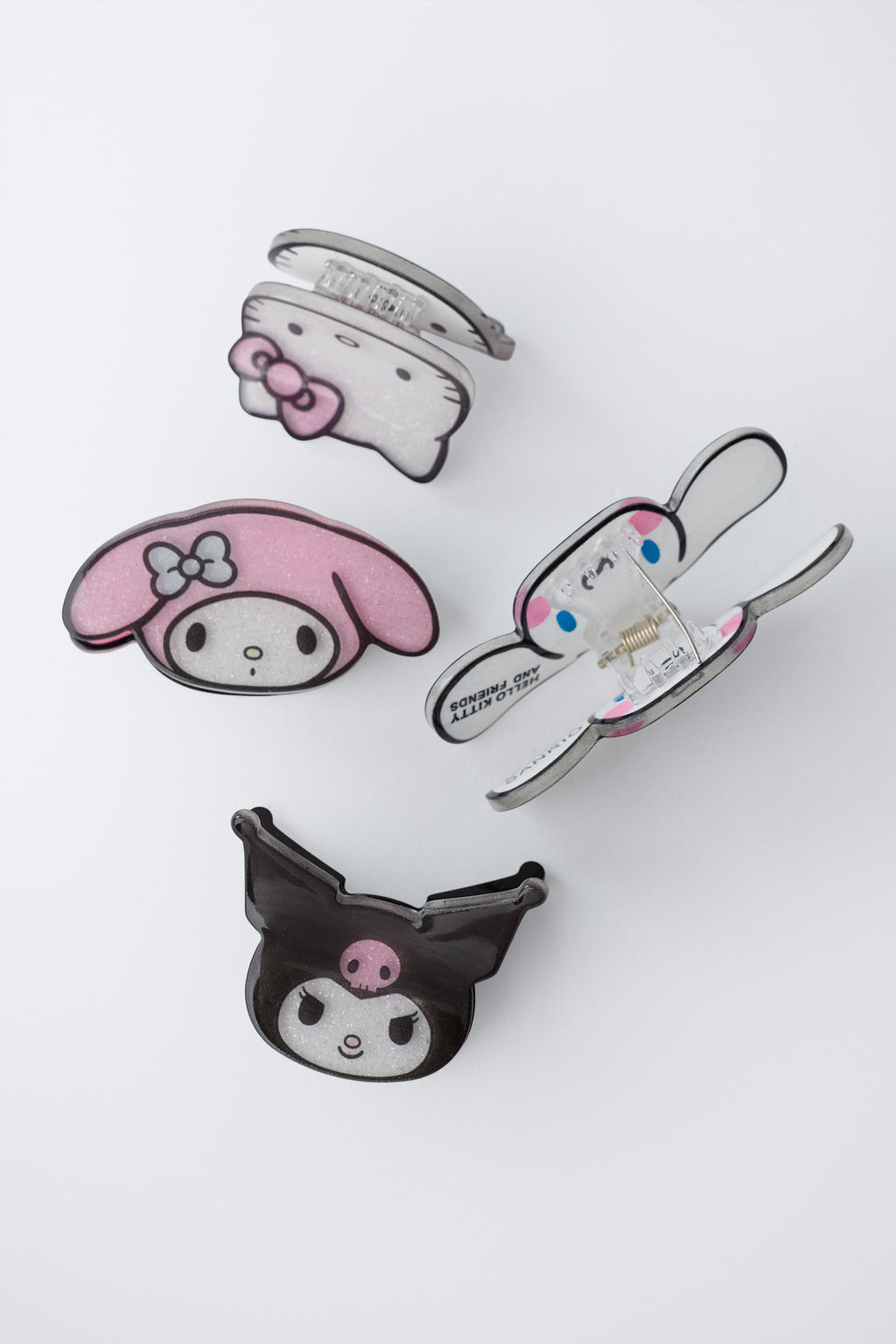 HELLO KITTY AND FRIENDS SANRIO FOUR-PACK OF HAIR CLIPS - Zara фото 3
