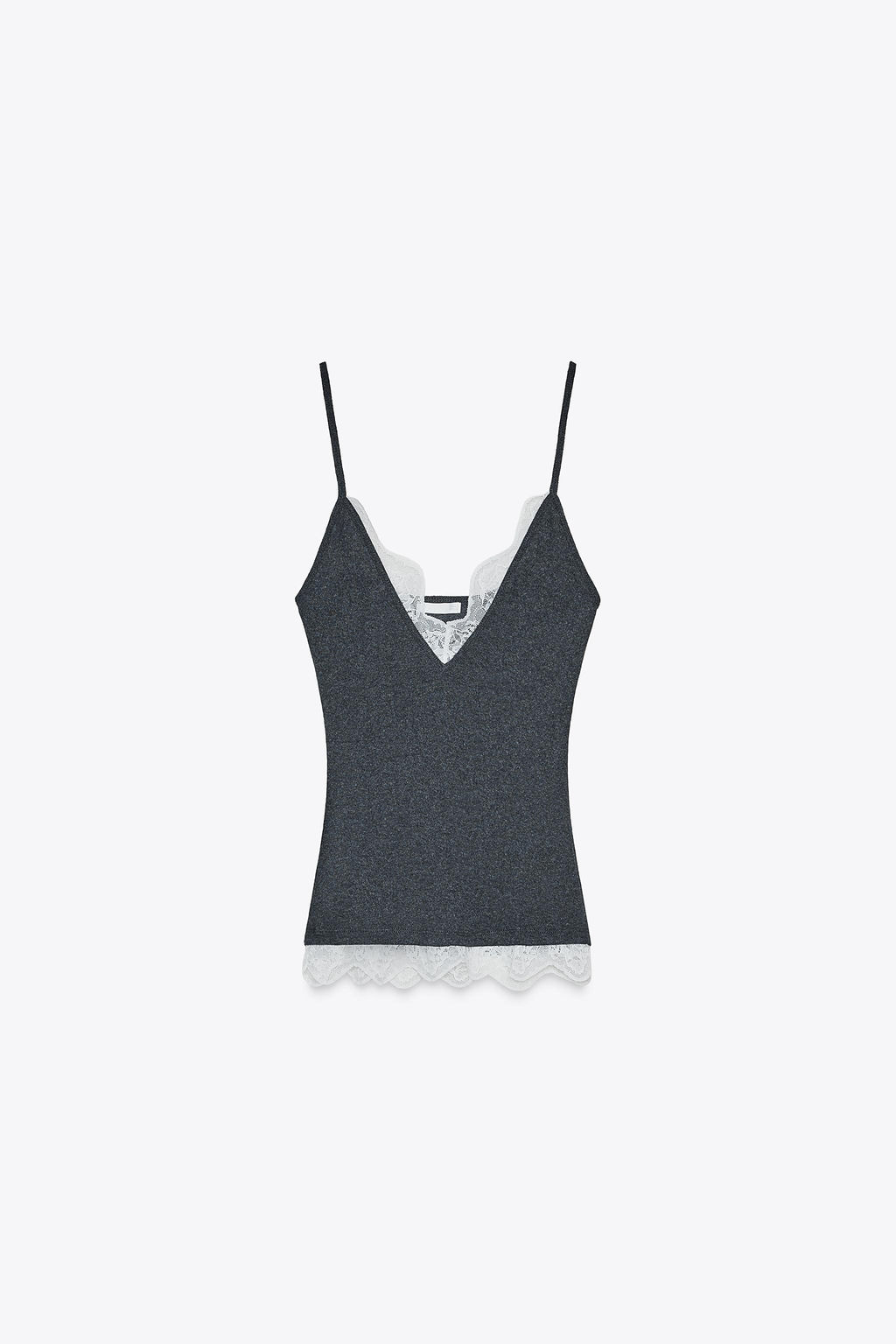 LACE STRAPPY TOP - Zara фото 5