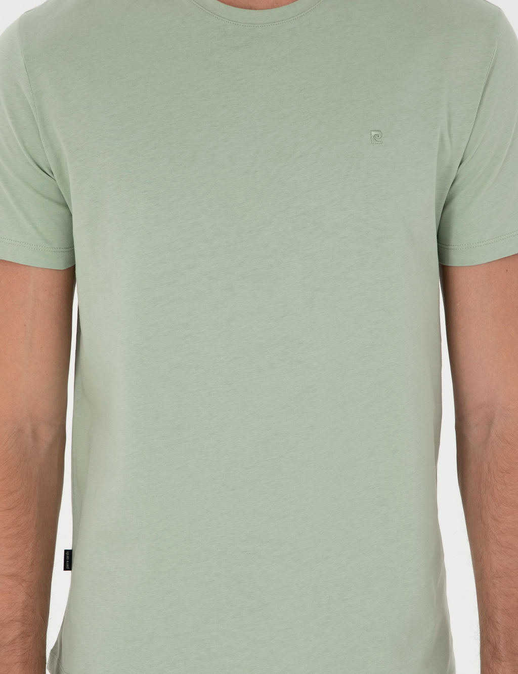 _a_la %100 Pamuk Slim Fit Bisiklet Yaka Basic Ti__rt - Pierre cardin фото 6